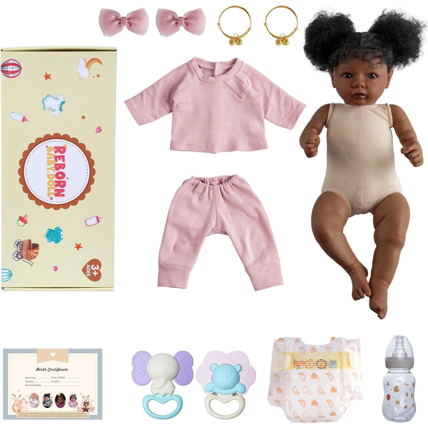 Muñeca Reborn Realista BABESIDE Daisy 50.8 cm Cuerpo Suave