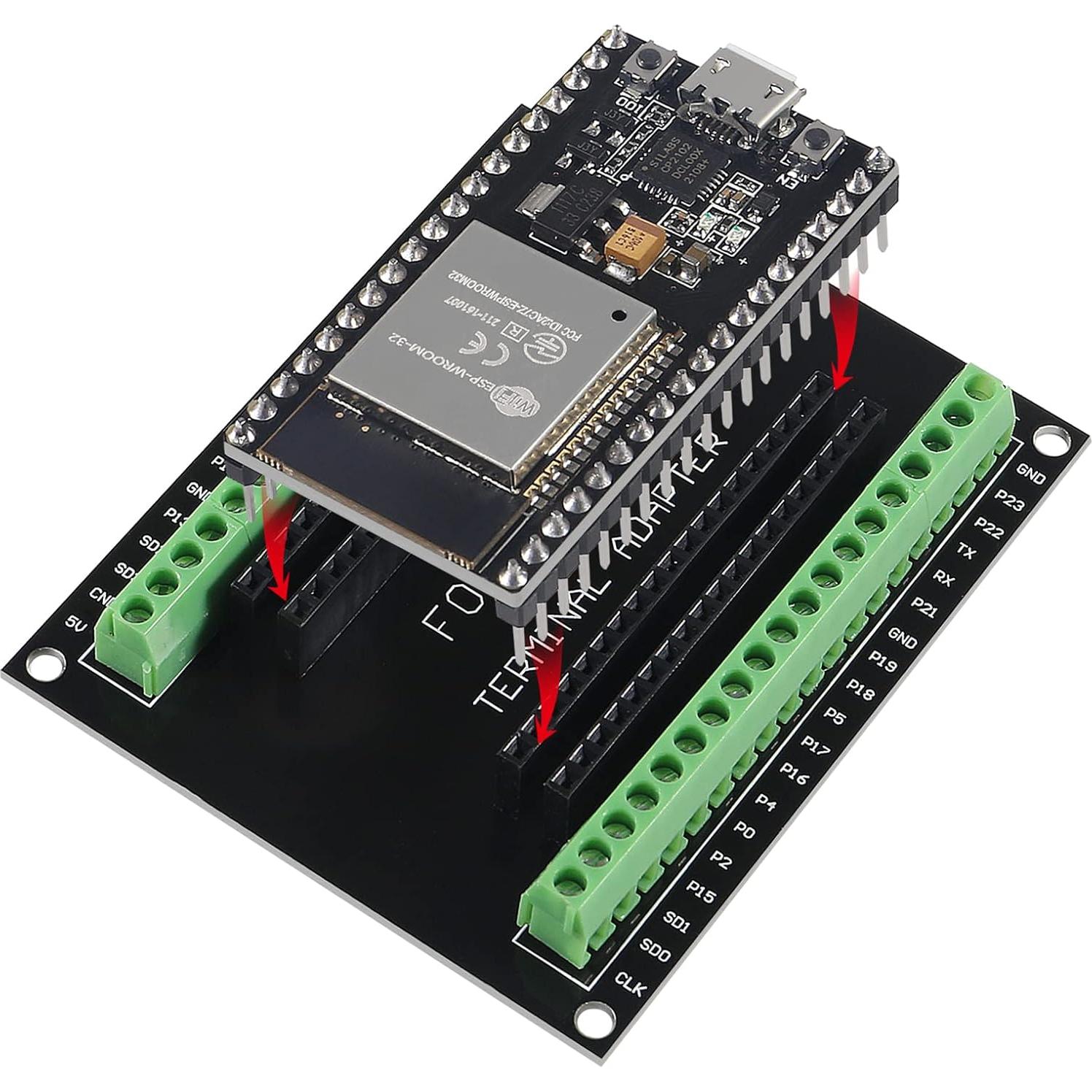 Set de 3 Placas de Desarrollo ESP32 38Pin DORHEA WiFi Bluetooth