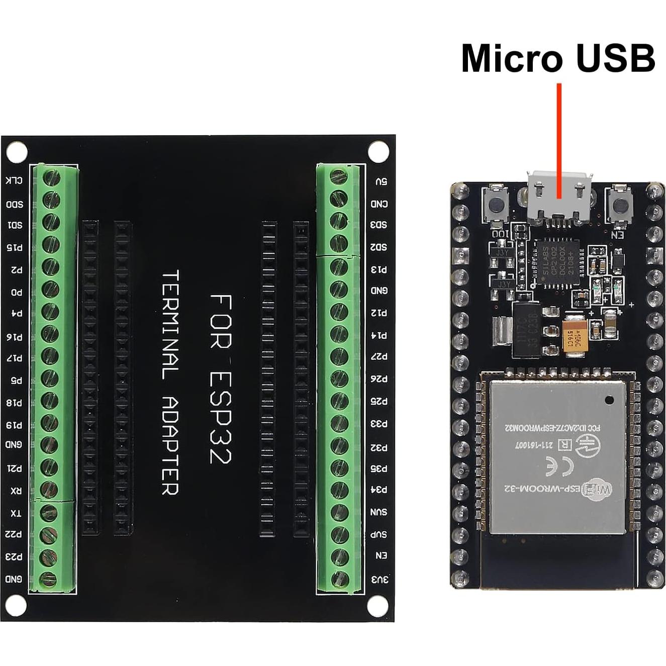 Set de 3 Placas de Desarrollo ESP32 38Pin DORHEA WiFi Bluetooth