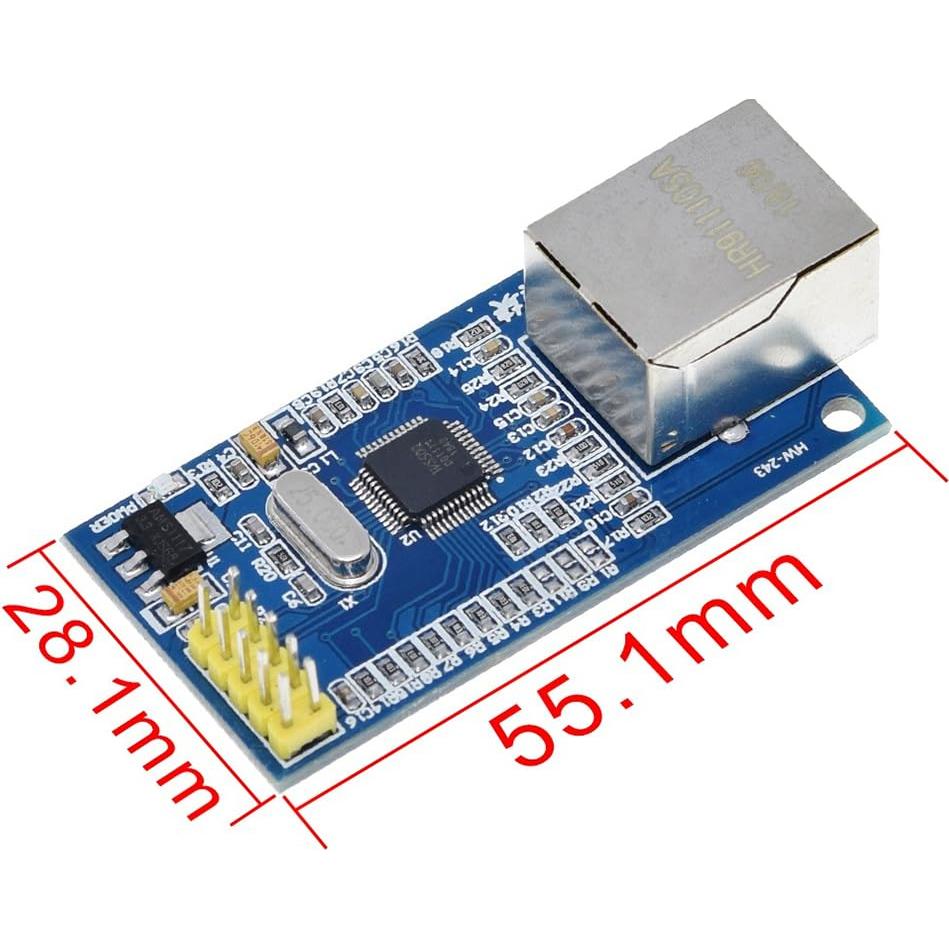 Módulo de Red Ethernet LAN W5500 HiLetgo 2 Pcs 32K SPI