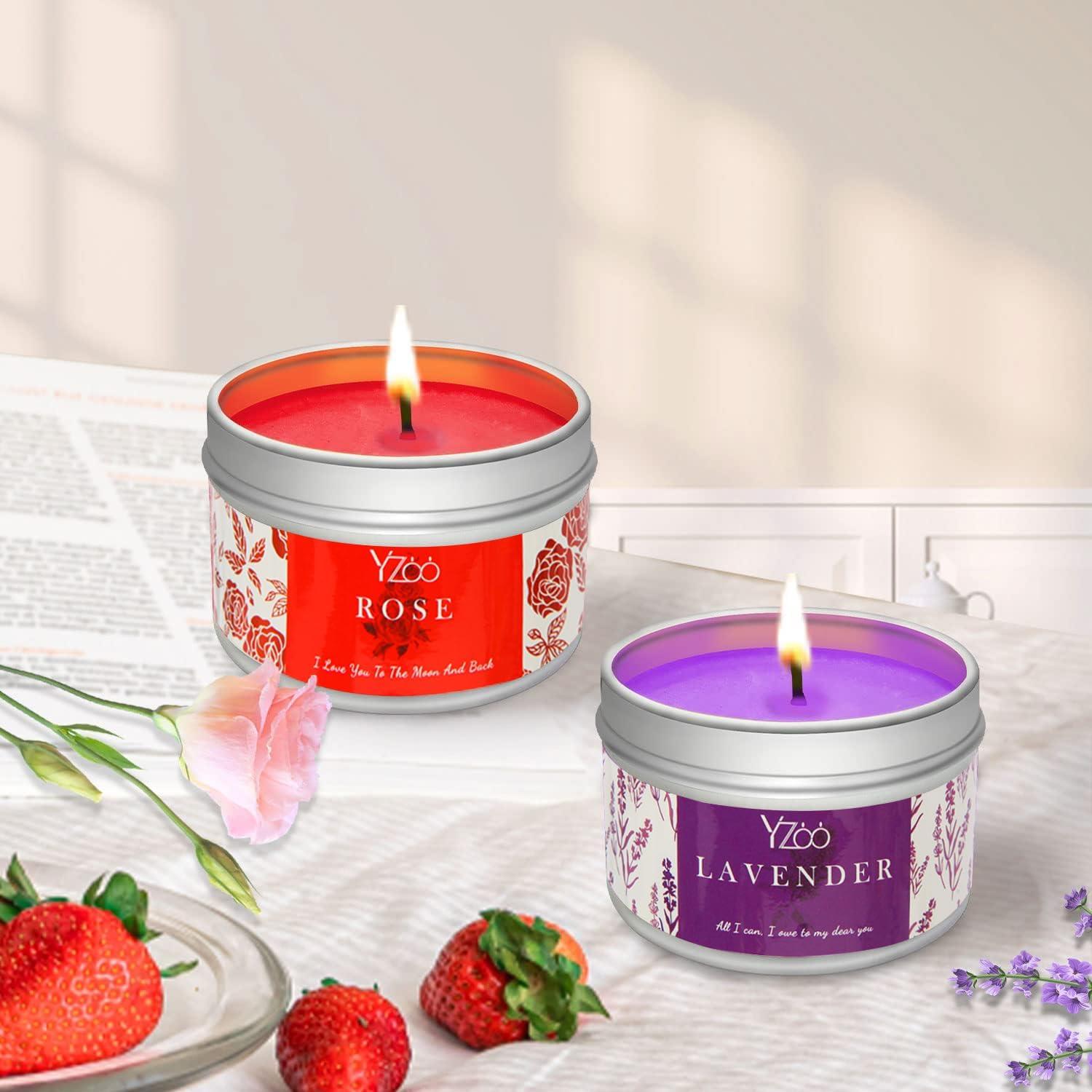 Kit Completo de Fabricación de Velas Yzoo 480g Cera Soja DIY