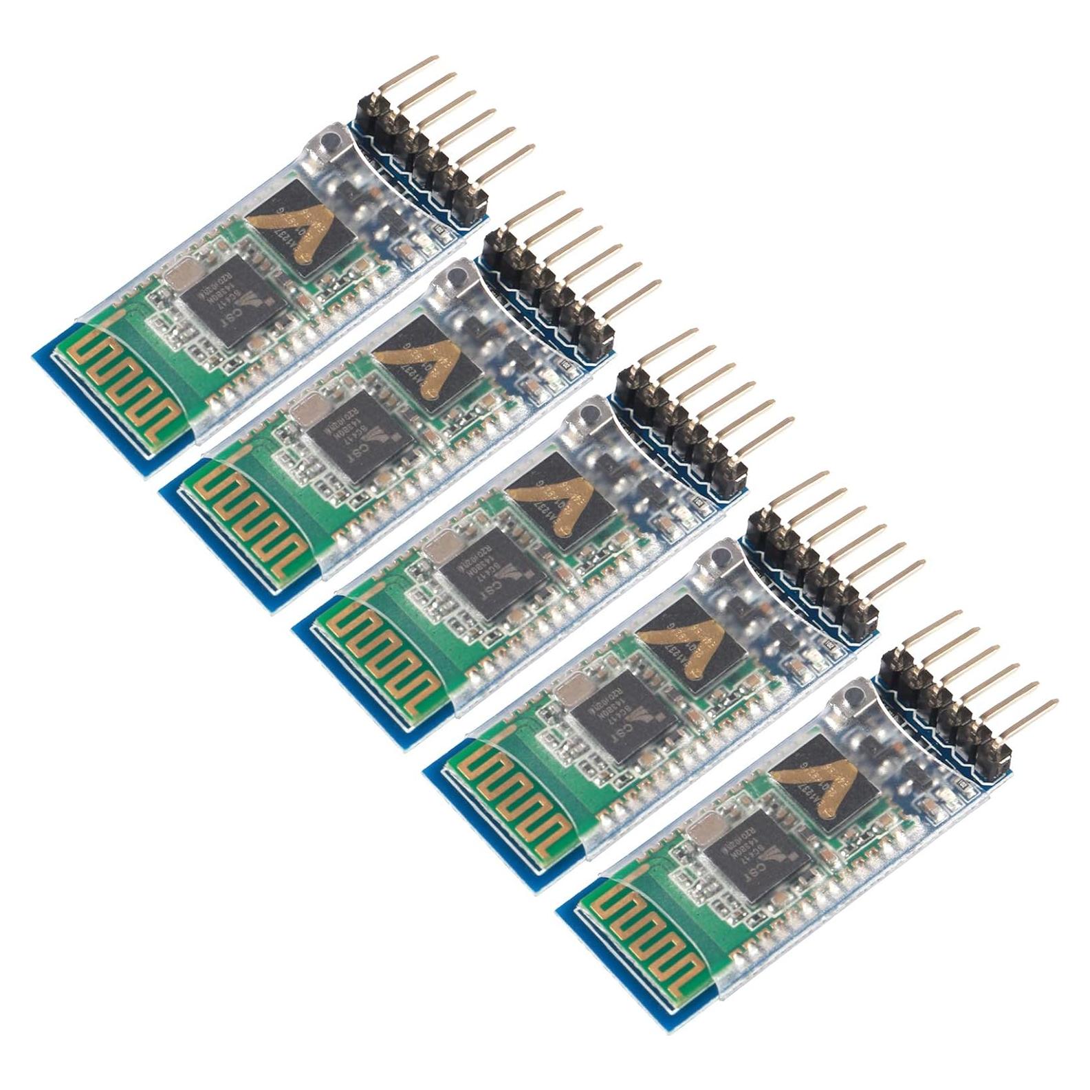 5 Módulos Bluetooth Inalámbricos HC-05 6 Pines 3.6V-6V