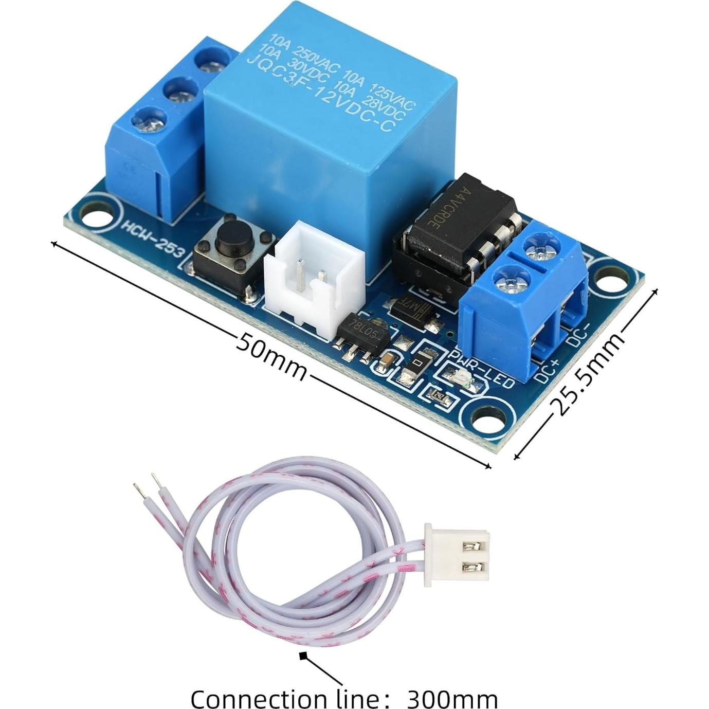 Módulo de Relé Latching 12V Unipolar MTDELE - 2 Pcs