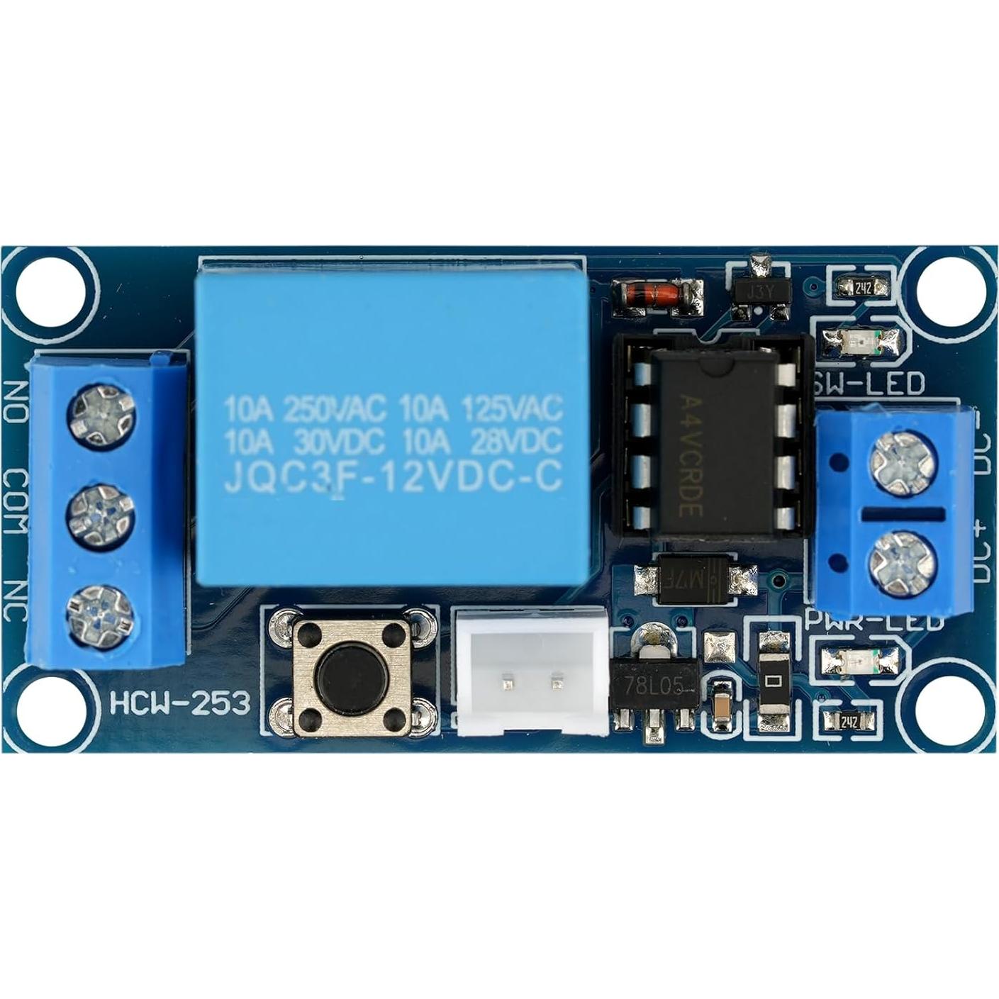 Módulo de Relé Latching 12V Unipolar MTDELE - 2 Pcs