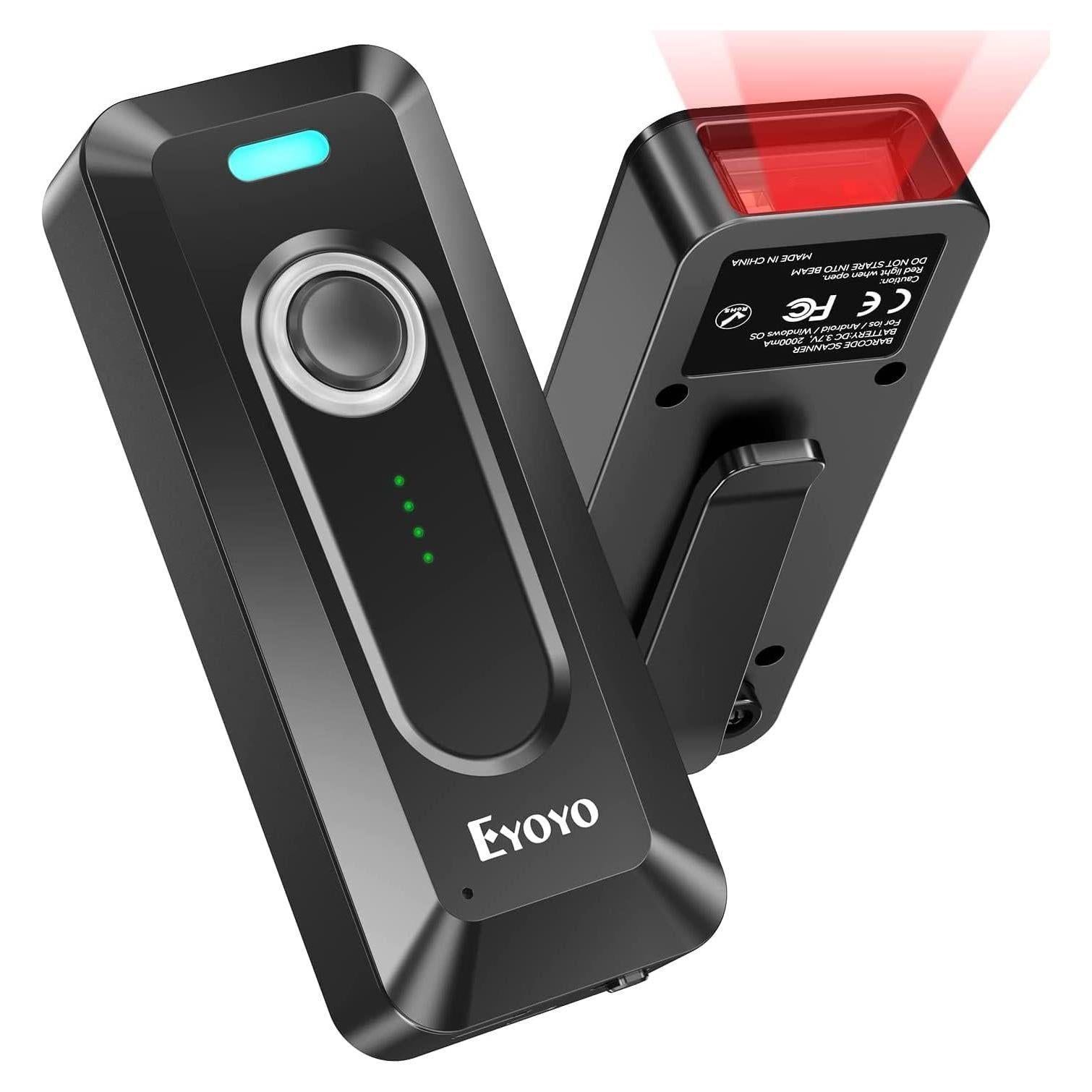 Escáner de Código de Barras Bluetooth Eyoyo Mini 2D Inalámbrico