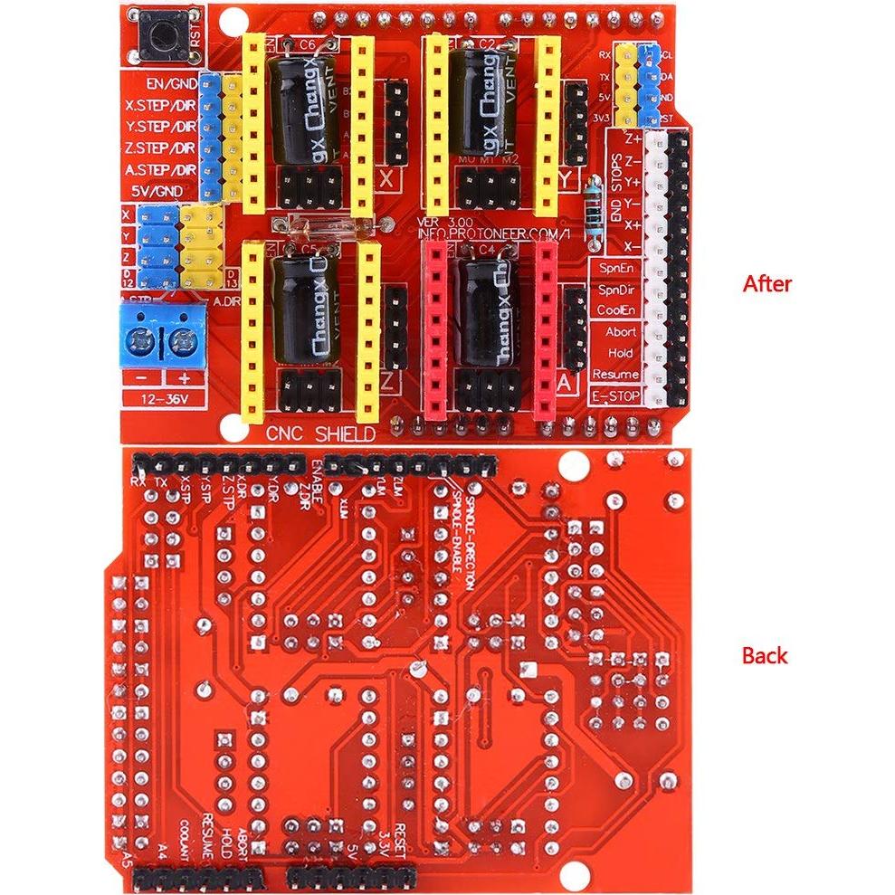 Placa de Expansión CNC V3.0 Haosie + 4 Controladores A4988