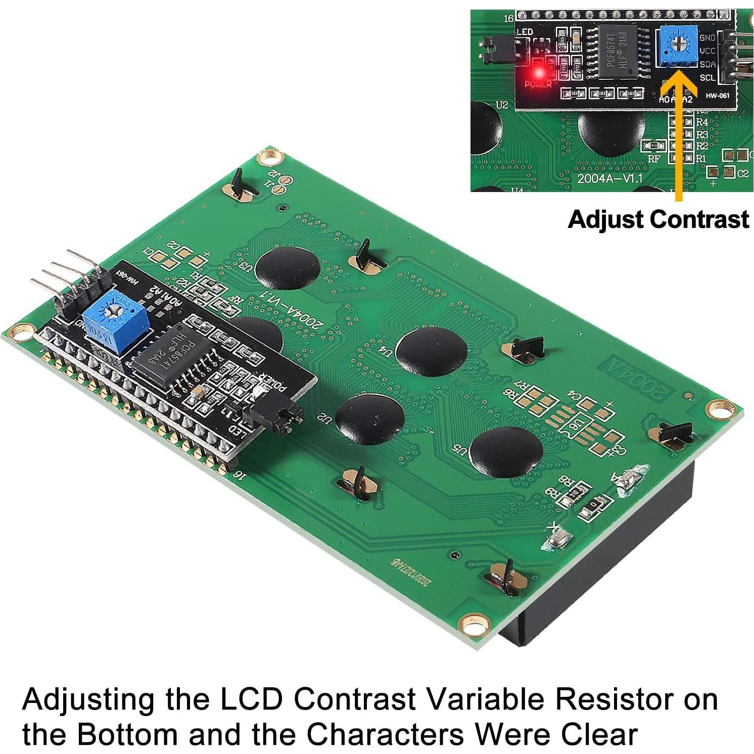 Módulo LCD 2004 Shutao 20x4 Retroiluminación Azul 5V