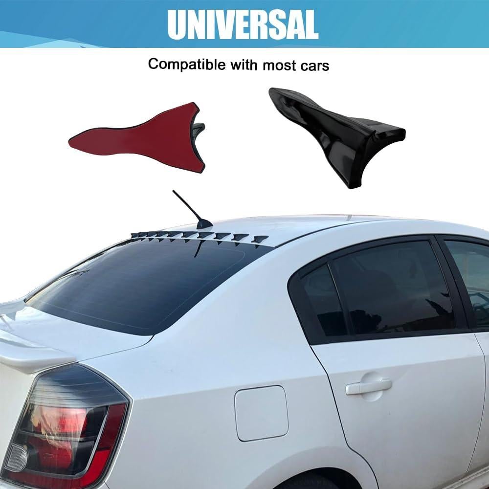 Juego de Difusores de Aleta de Tiburón RGOAANC ABS Negro 10PCS