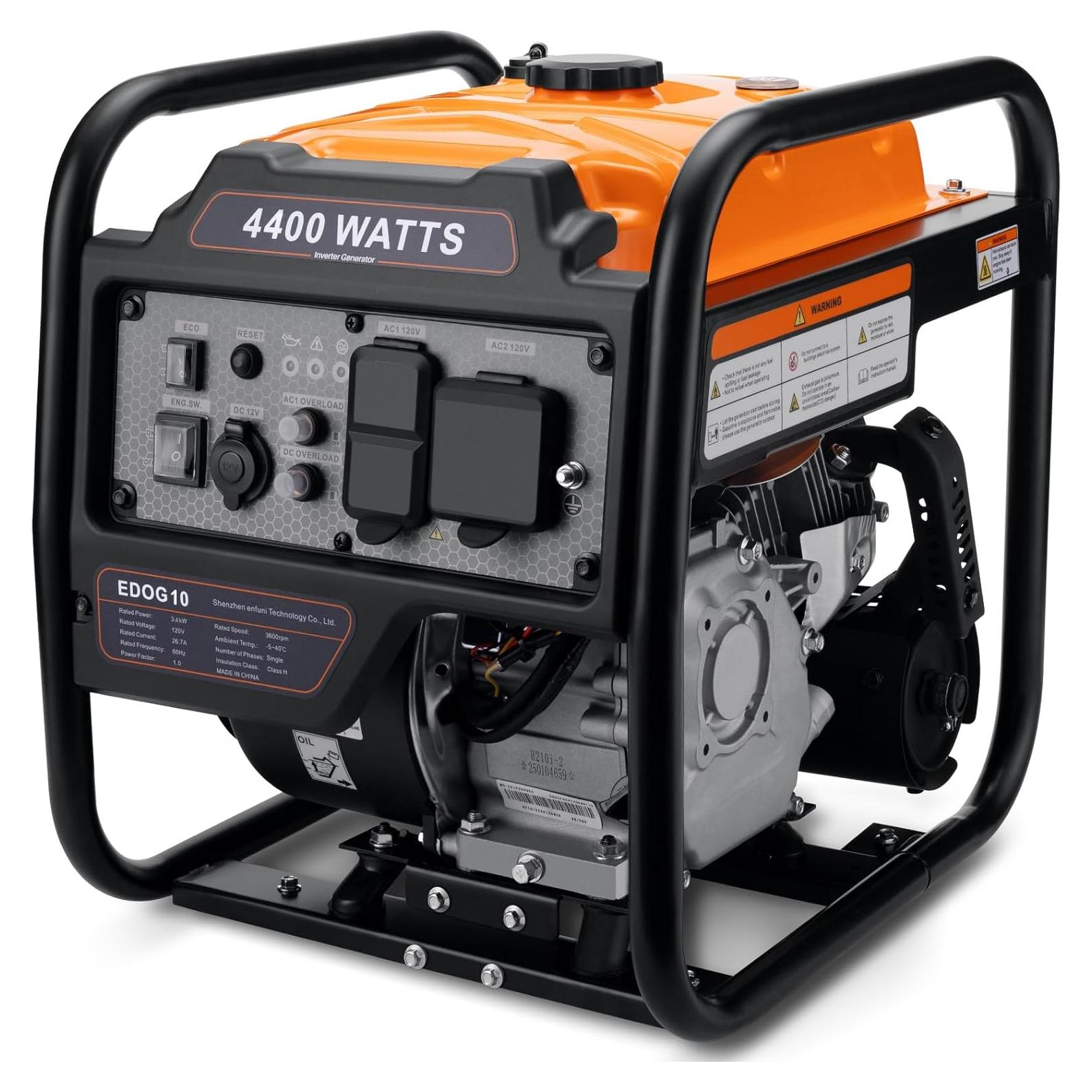 Generador Inversor Oxseryn EDOG10 4400W Gasolina Bajo Ruido