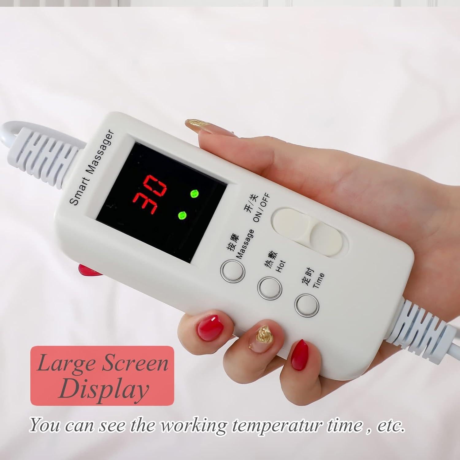 Cinturón de Sauna Calentador V ddhoger con Masaje Vibratorio