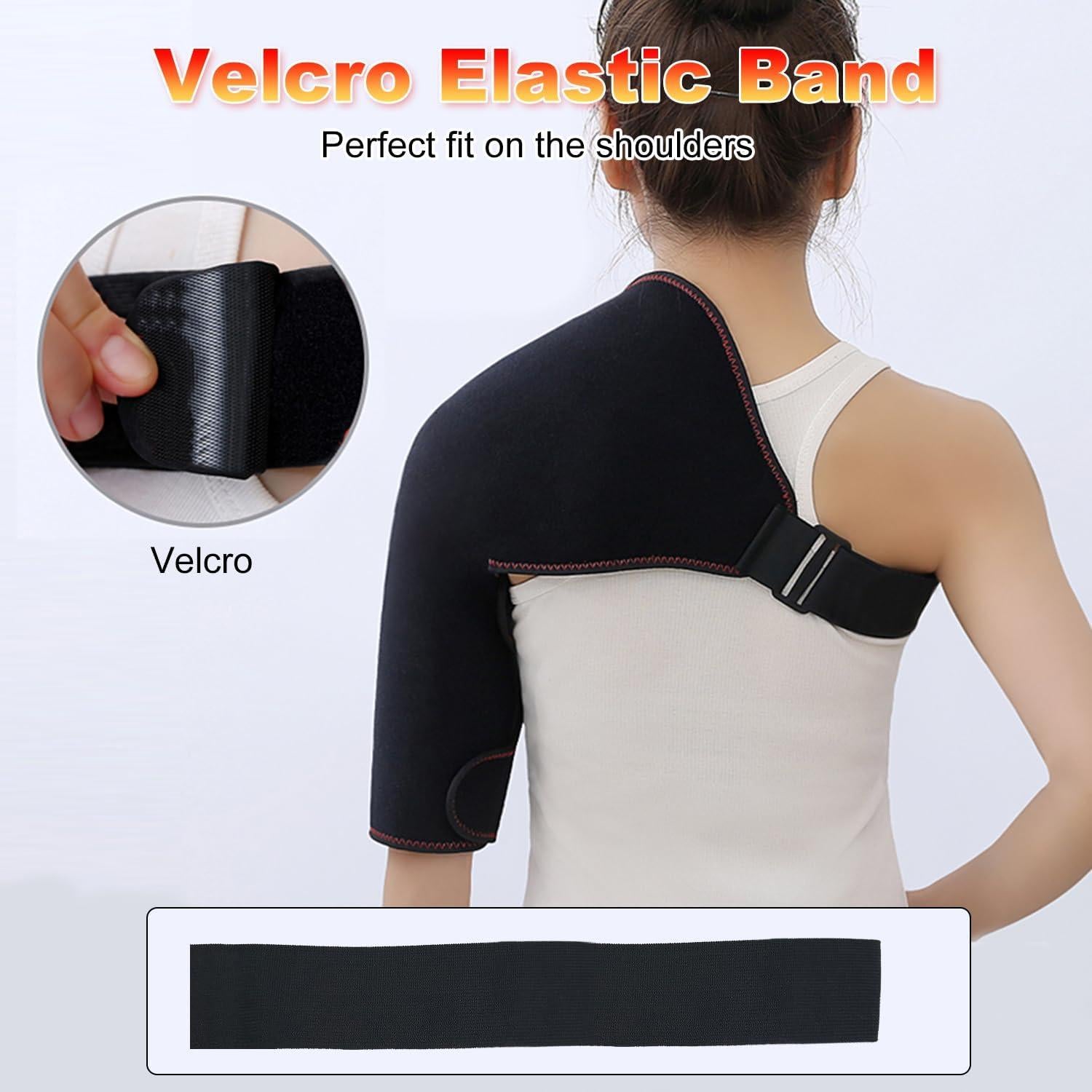 Faja Calentada para Hombro Woolala con Masajeador Eléctrico