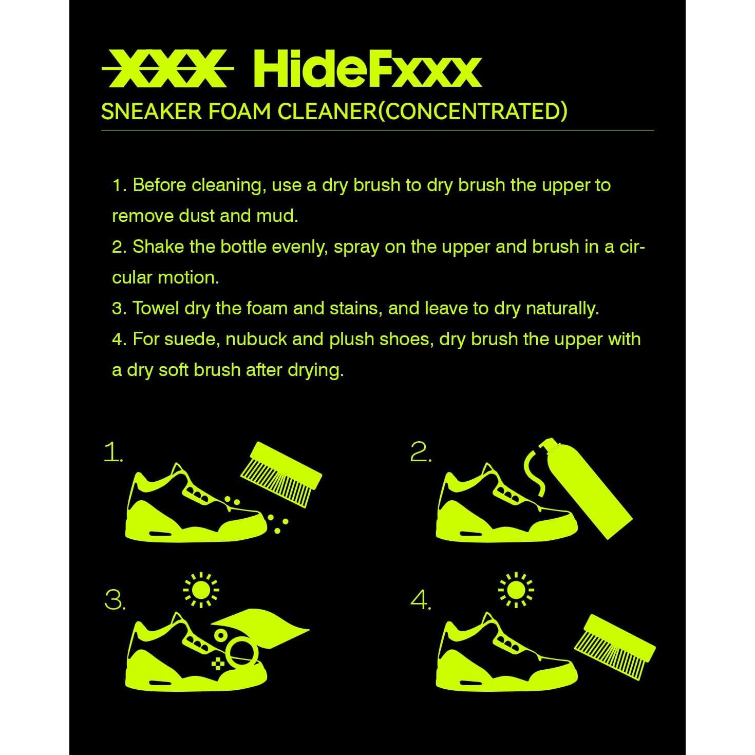 Limpiador de Zapatos Spray 300ml Multiusos para Cuero y Lona