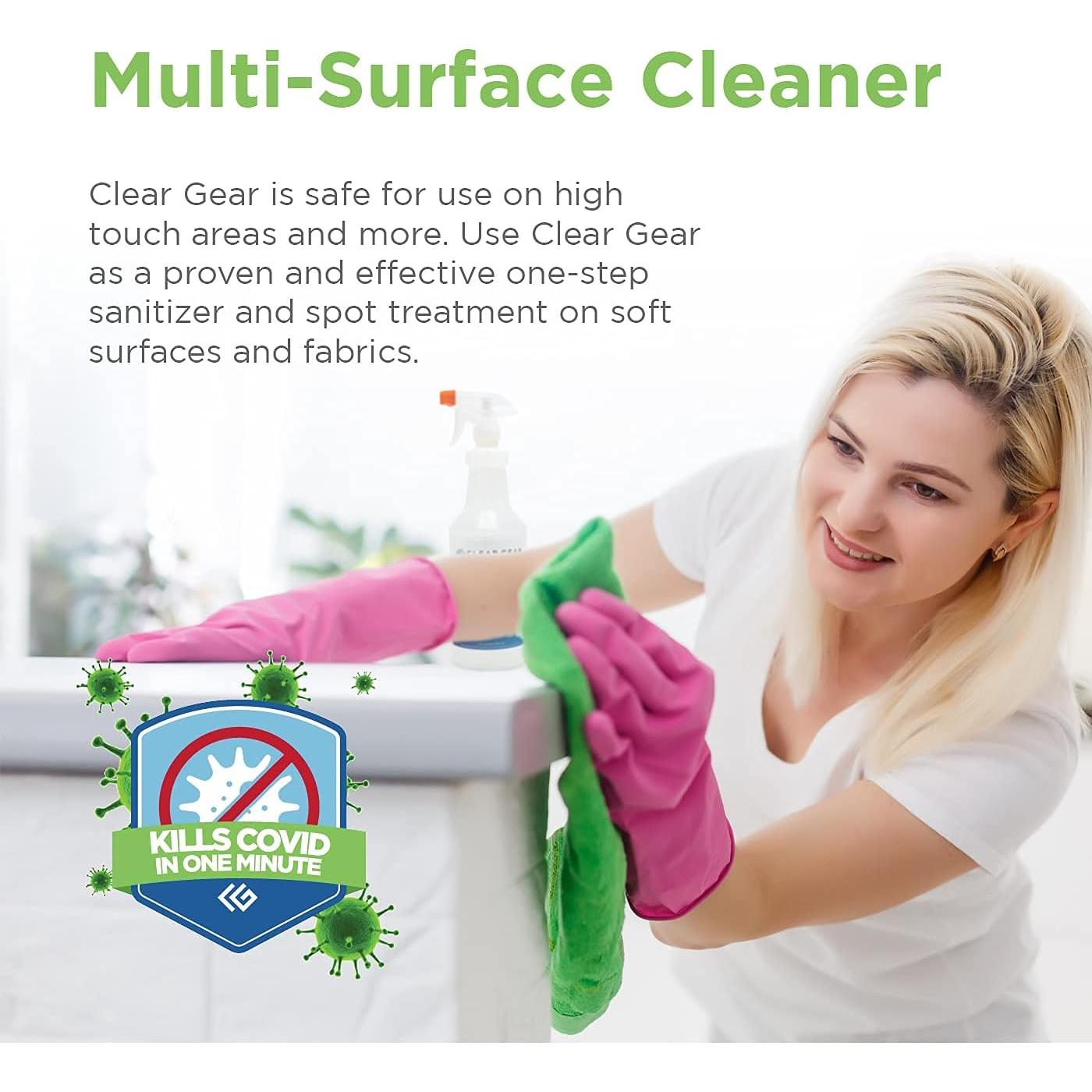 Desinfectante Clear Gear 1 Galón - Limpiador y Desodorante Deportivo