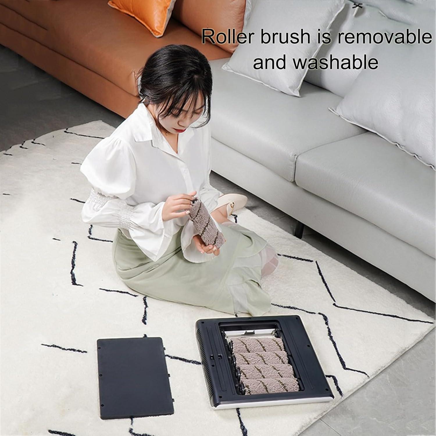 Limpiador de Suelas Automático Recargable 1000PA Blanco