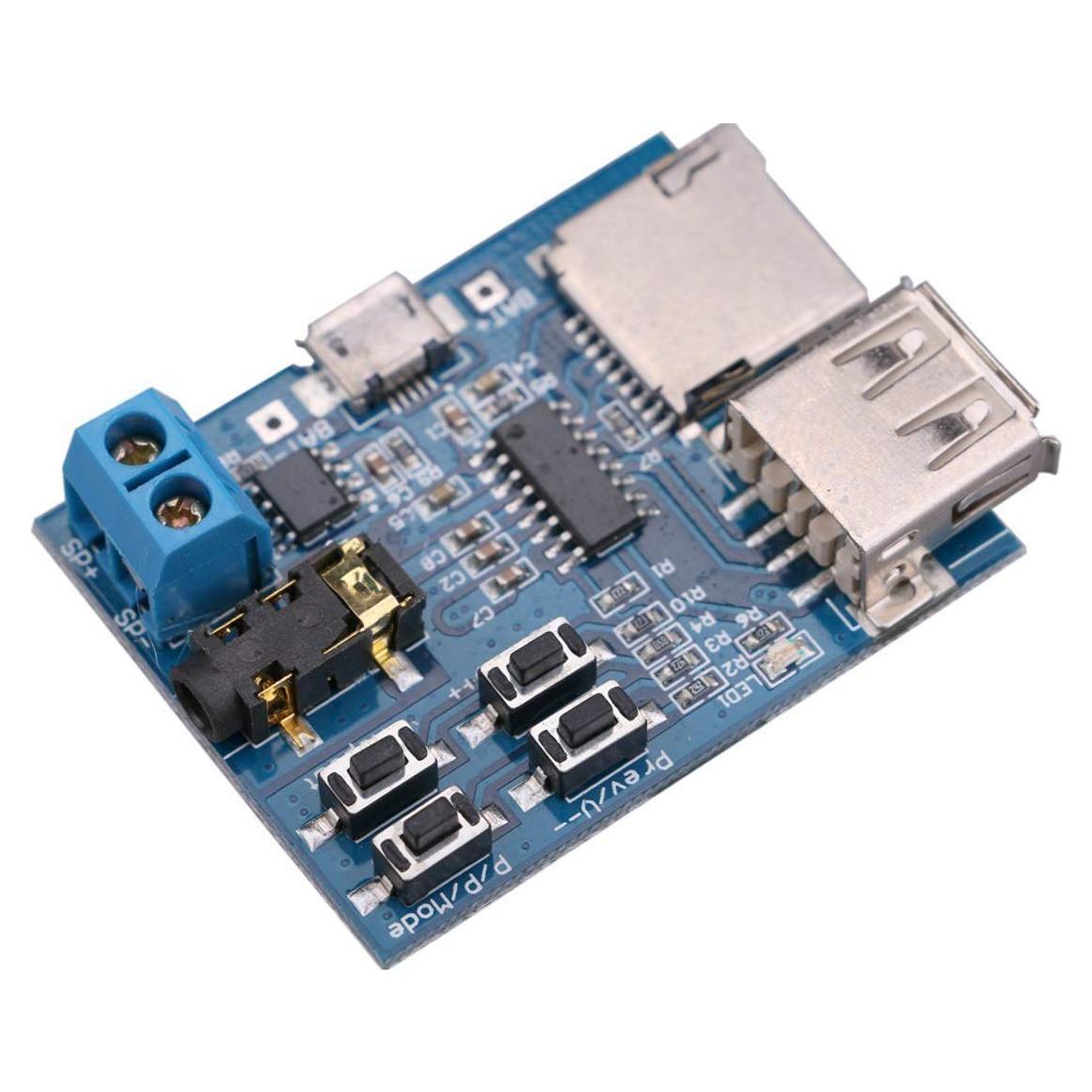 Módulo Reproductor MP3 HiLetgo con Amplificador 2W y TF/USB