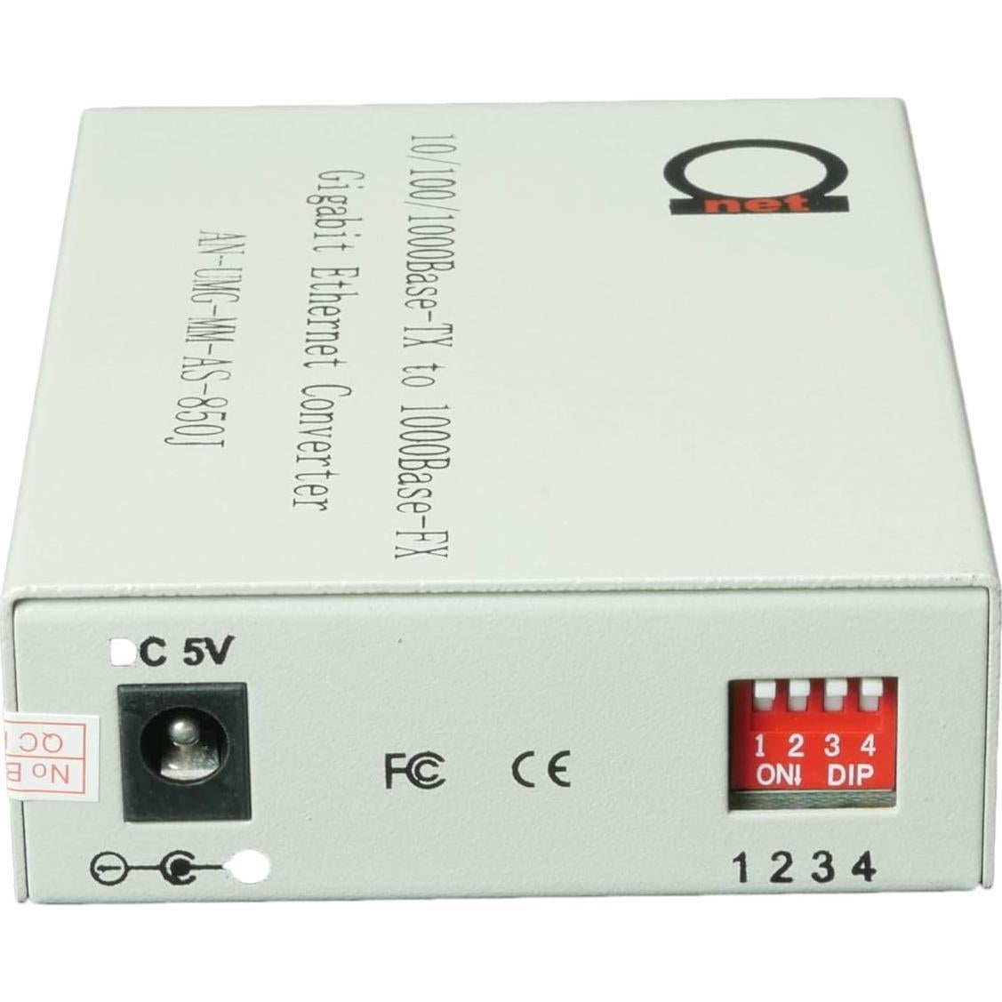 Convertidor de Medios de Fibra Multimodo SC 850nm AD-net