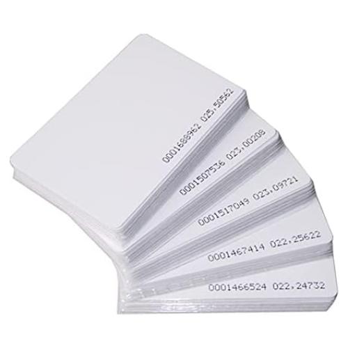 Tarjetas RFID YARONGTECH EM4100 125kHz Vacías 100 Pack