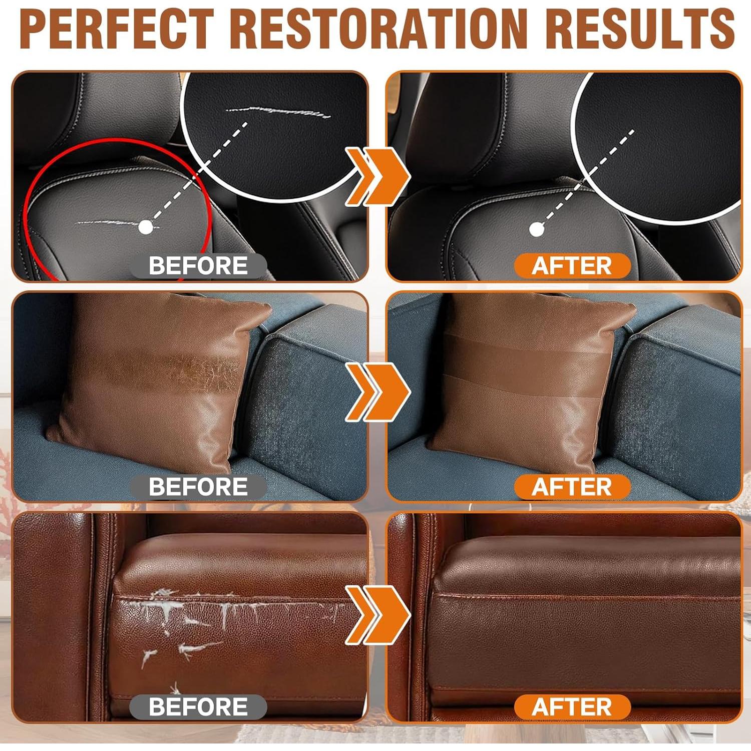 Cinta de Reparación de Cuero Vigorder 7.62x154.94cm Negro