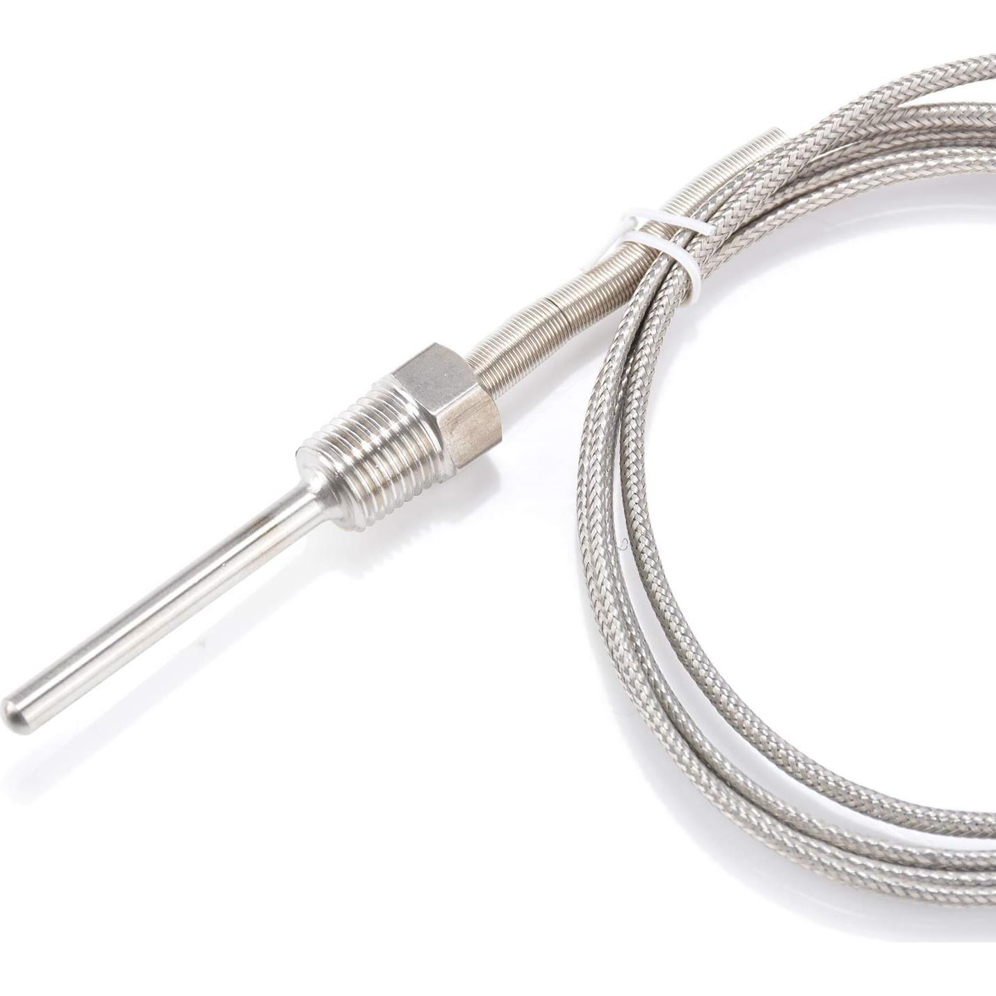 Termopar K Tipo Impermeable Jaybva 0~500°C 2m Acero Inoxidable