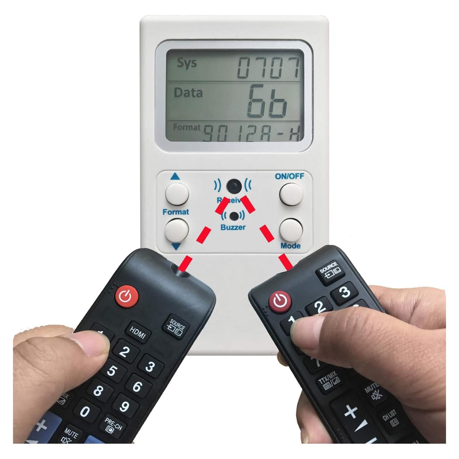 Probador de Control Remoto IR Universal TV Home Appliances