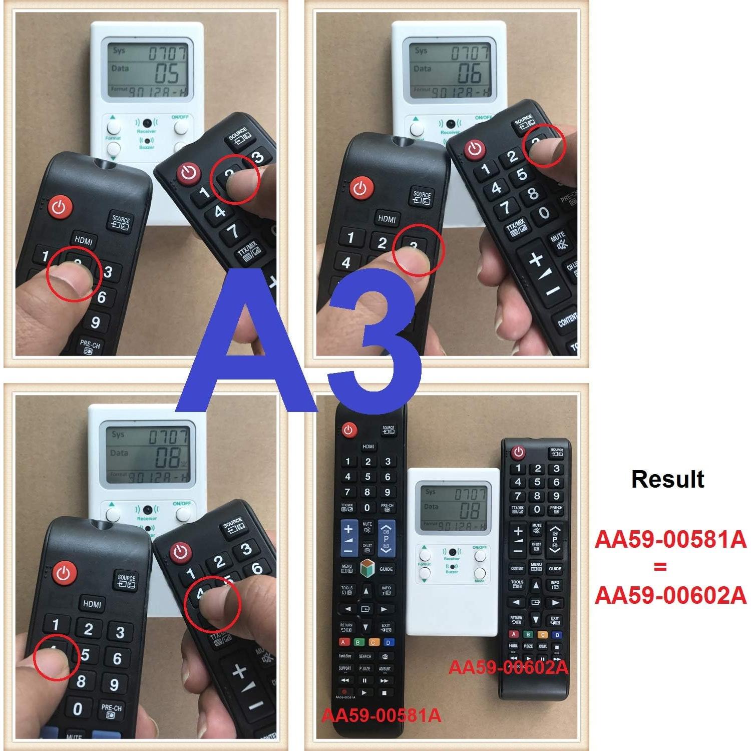 Probador de Control Remoto IR Universal TV Home Appliances