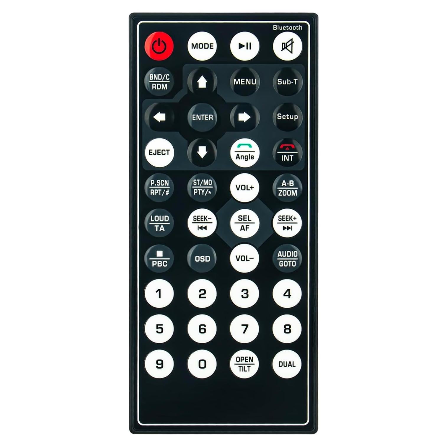 Control Remoto Reemplazo ECONTROLLY para iRV6500BT EX6500DVD