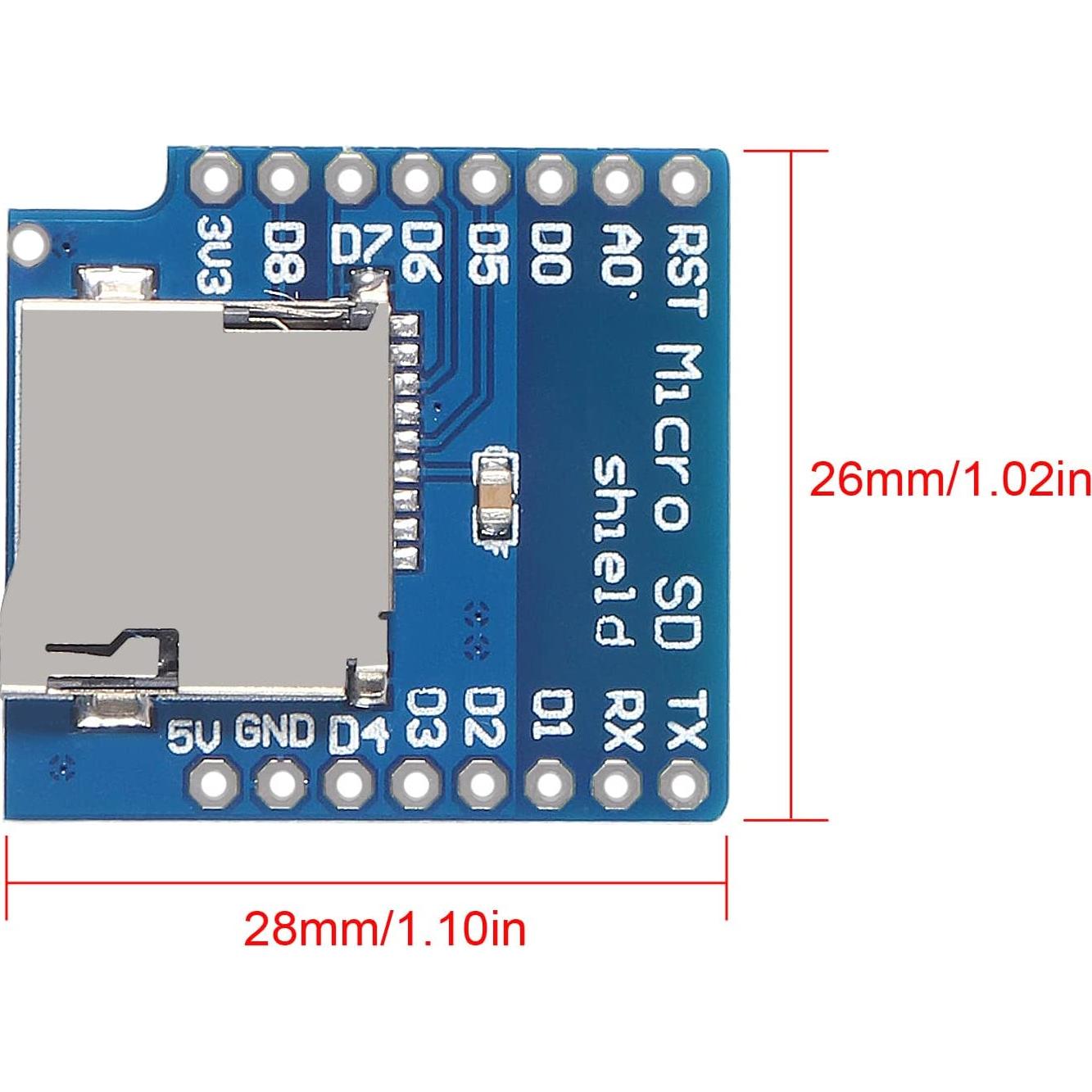 Escudo Micro SD ACEIRMC para WeMos D1 Mini - 10 Pcs