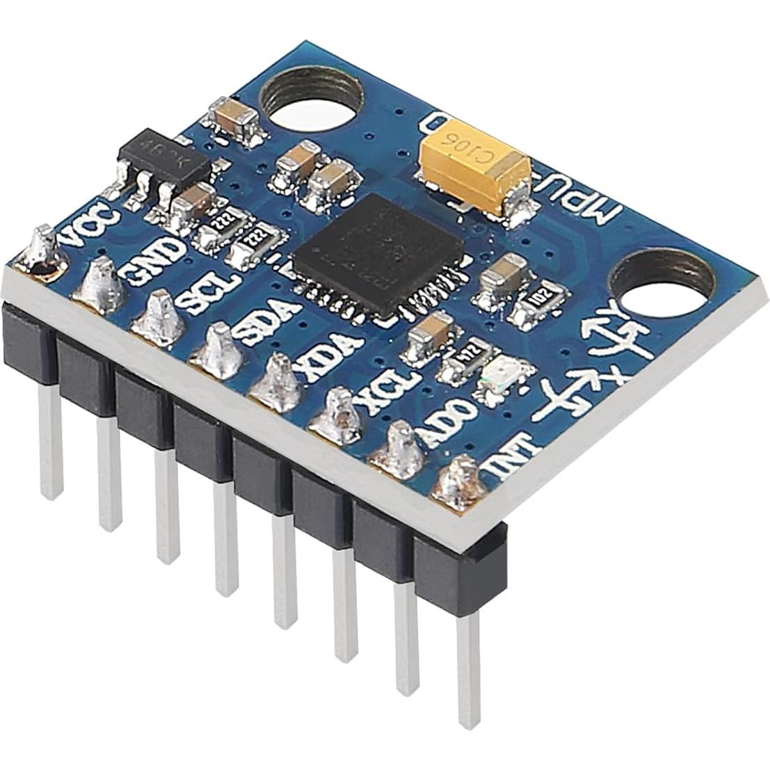 6 Módulos GY-521 MPU-6050 Acelerómetro Giroscopio 3 Ejes IIC