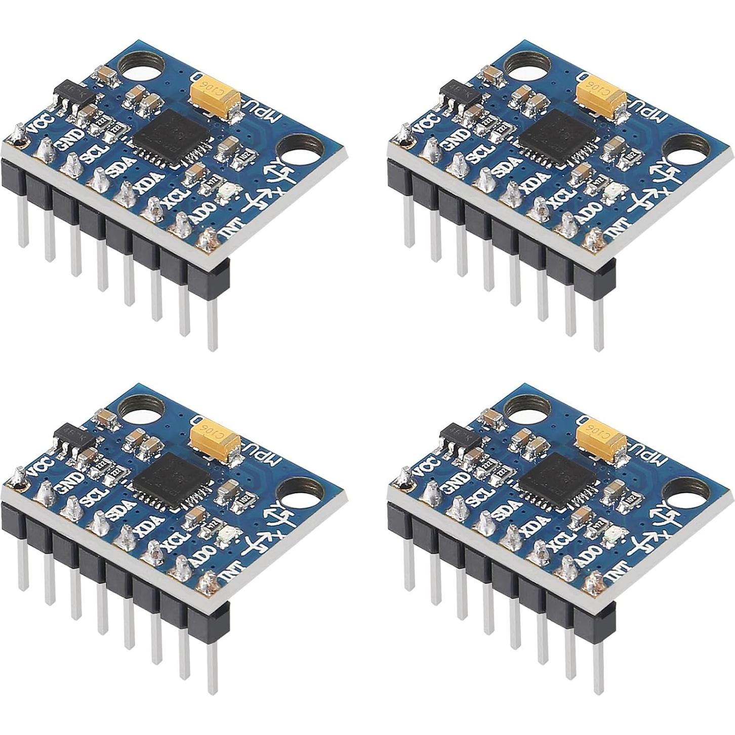 6 Módulos GY-521 MPU-6050 Acelerómetro Giroscopio 3 Ejes IIC