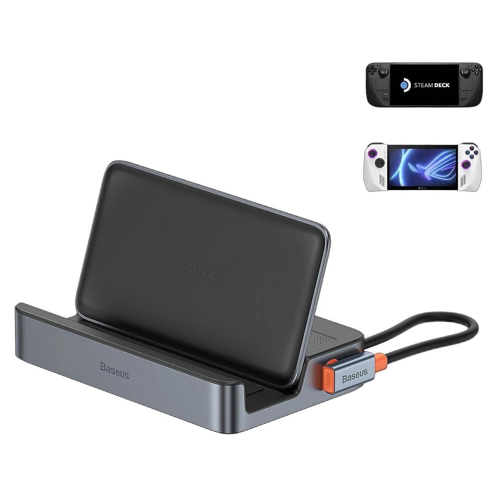 Dock 6-en-1 Baseus para Steam Deck y ROG Ally - HDMI 4K, USB 3.0