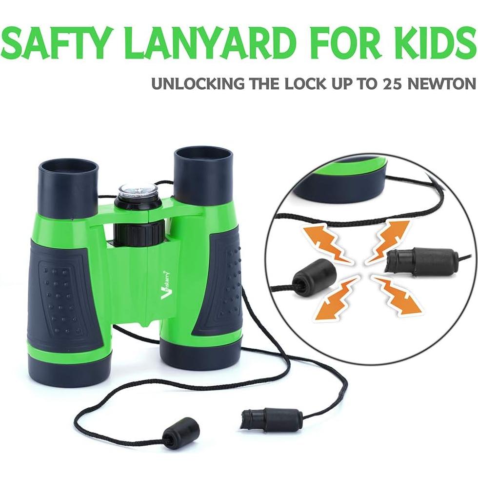 Binoculares Compactos Vanstarry 5x30 para Niños Impermeables