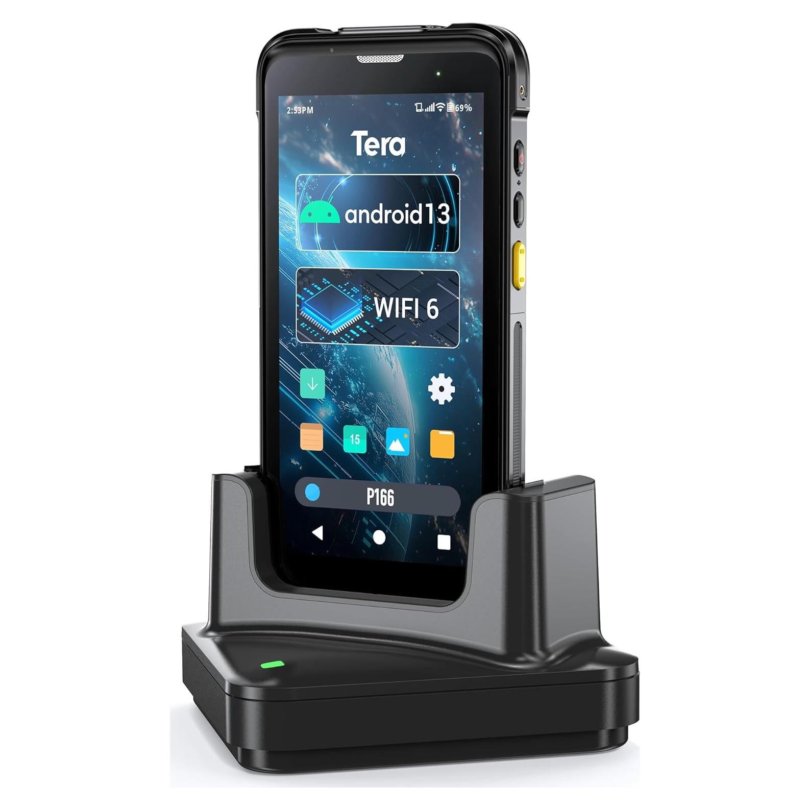 Escáner de Código de Barras Tera P166 Android 13 5.5" HD