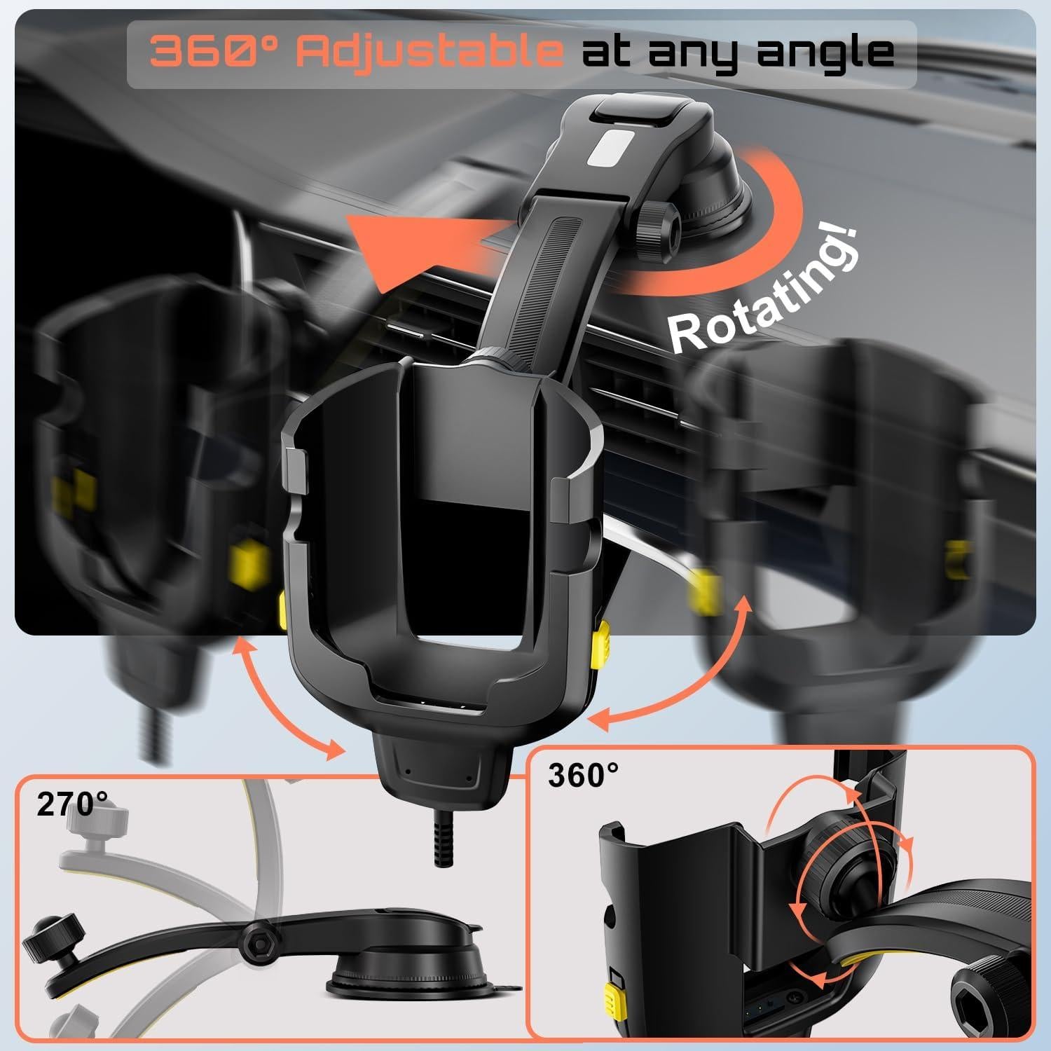 Soporte de Coche para Escáner Zebra Symbol TC7X con Cargador