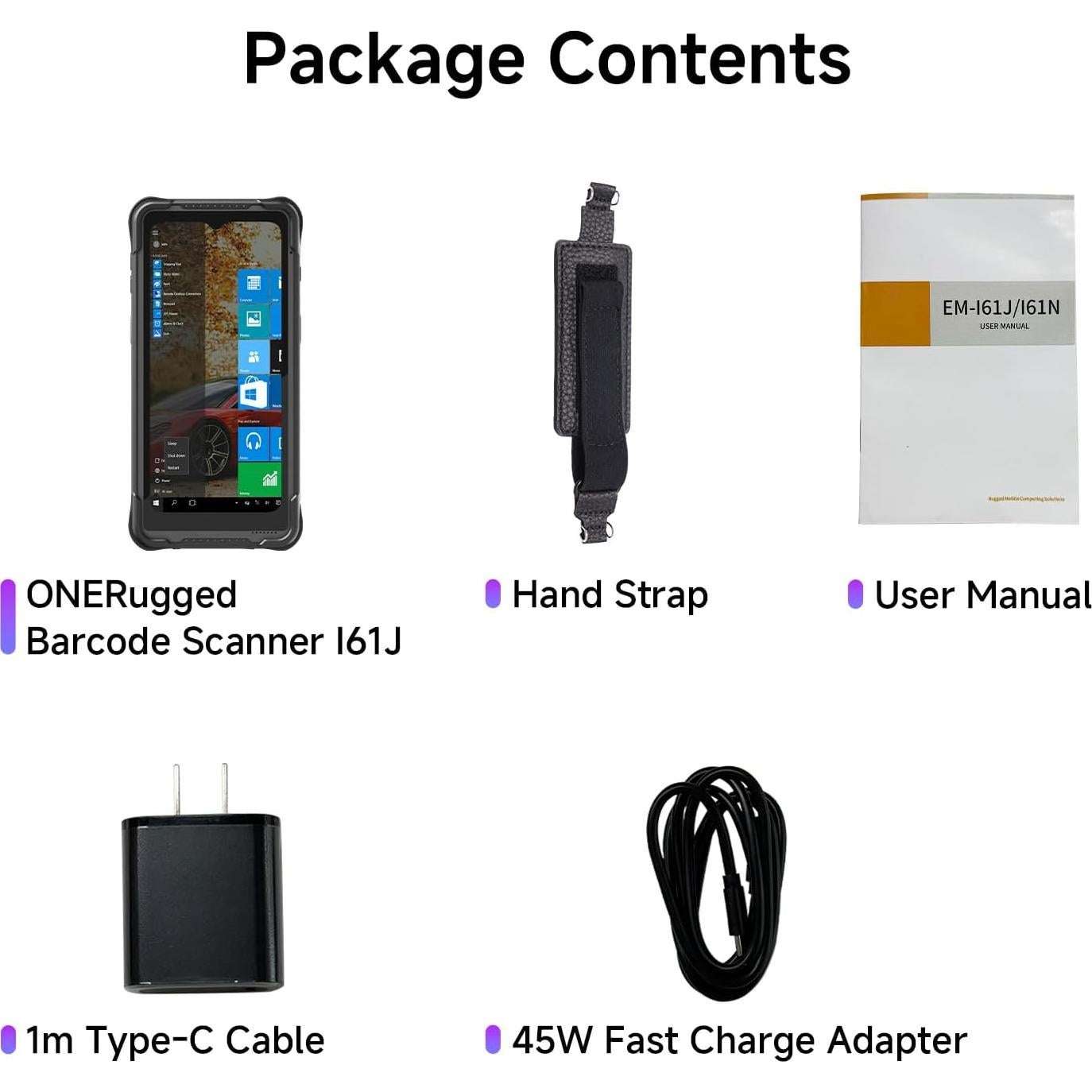 Tableta Rugged I61J ONERugged 6.5" Windows 11 Pro 8GB/128GB