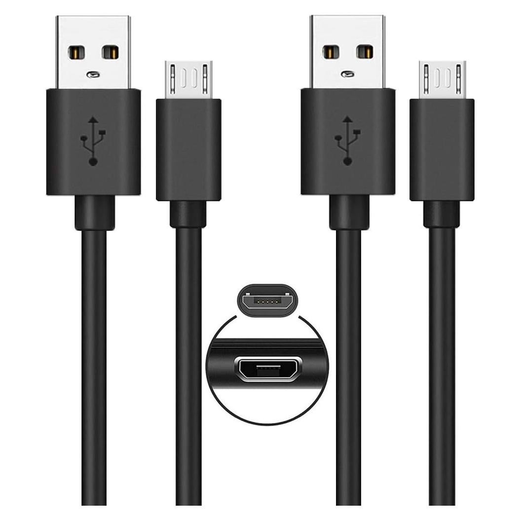 Cable de Alimentación USB 2PCS SCOVEE 182cm para Fire TV y Roku
