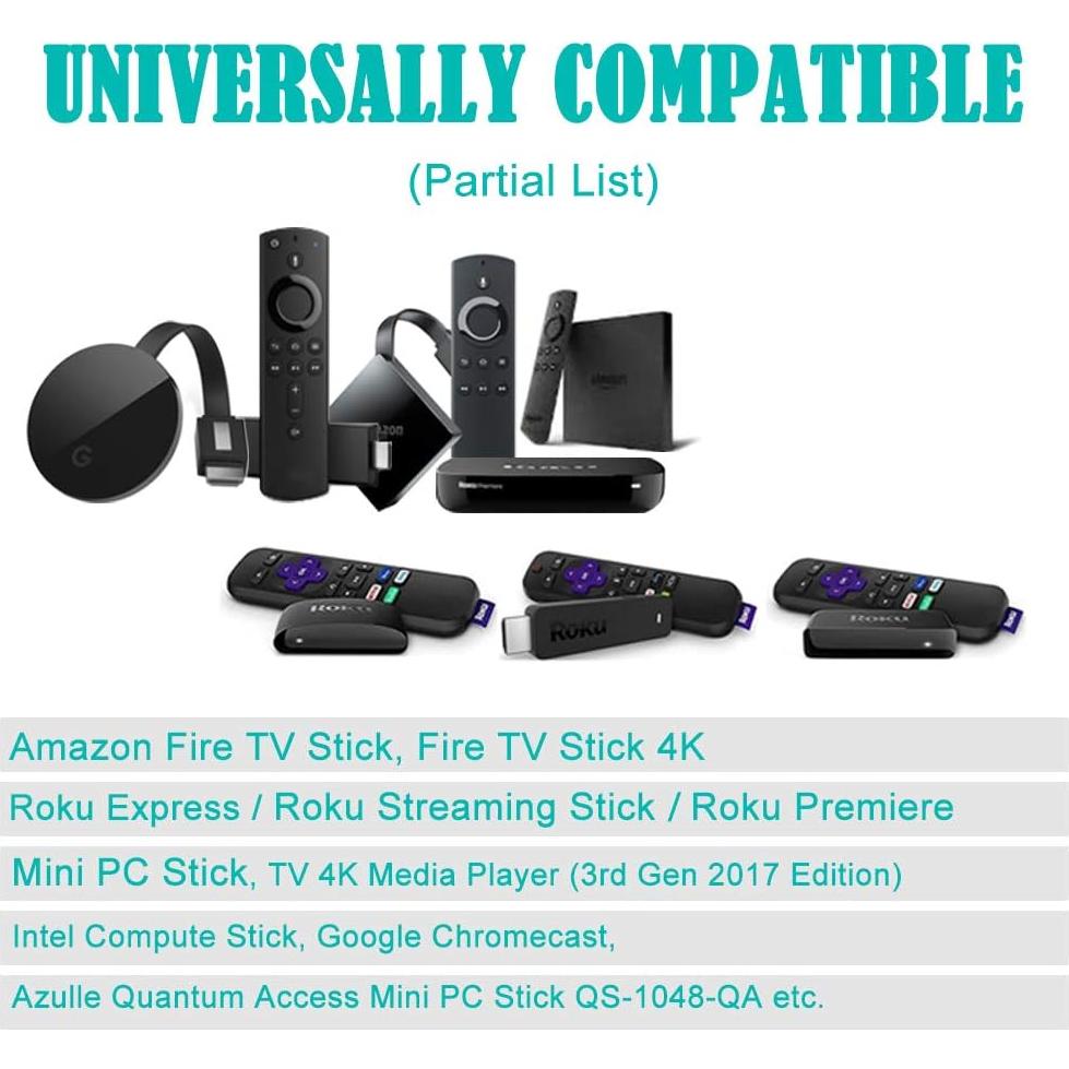 Cable de Alimentación USB 2PCS SCOVEE 182cm para Fire TV y Roku