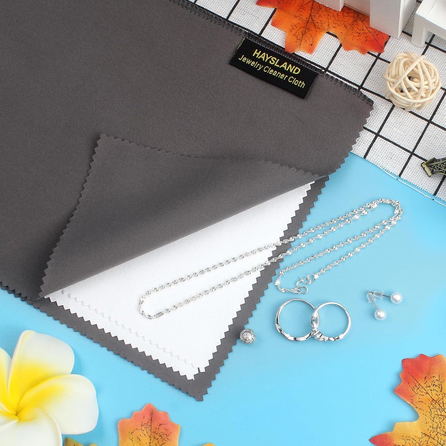 Paño de Limpieza Joyería JLKCTHH 2 Unidades Algodón Grande