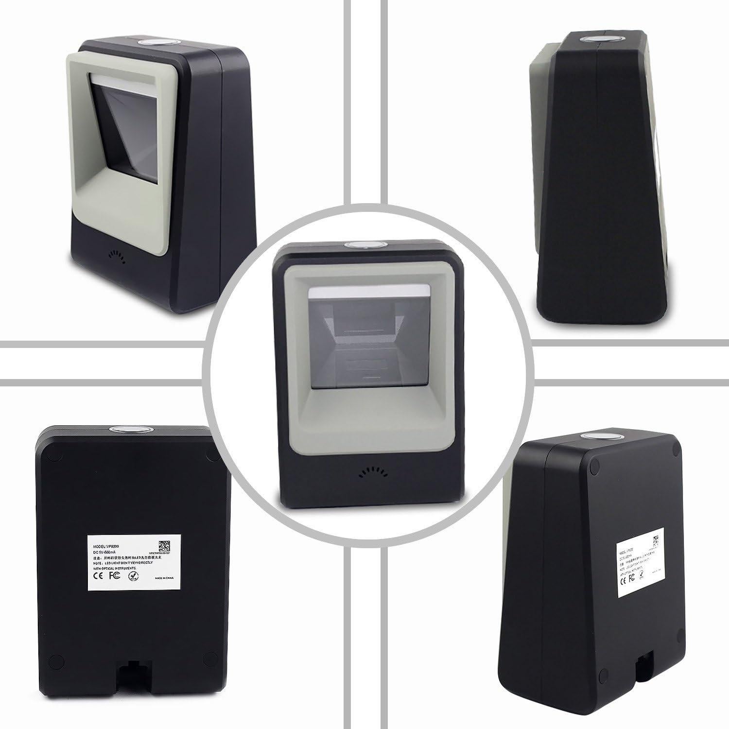 Escáner de Código de Barras 2D QR Symcode MJ-8200-B USB