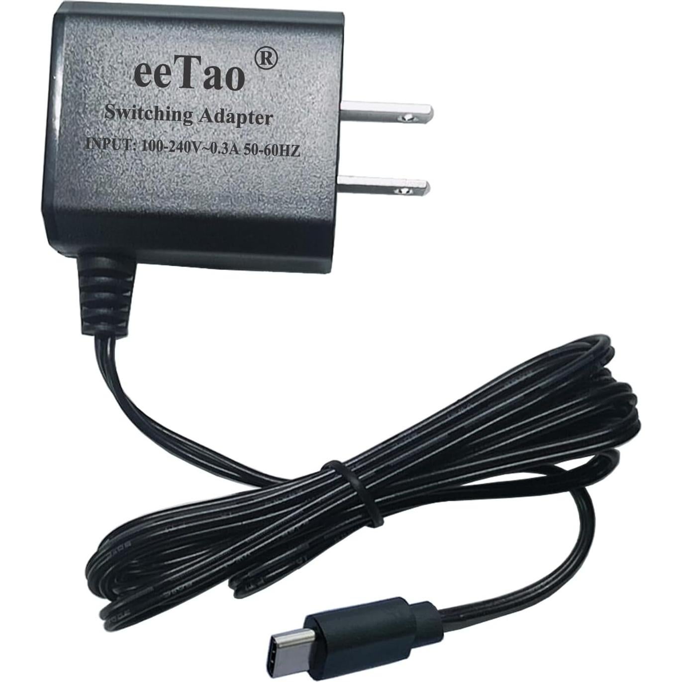 Adaptador AC/DC USBC 5V eeTao para Escáner Eyoyo EY-009L