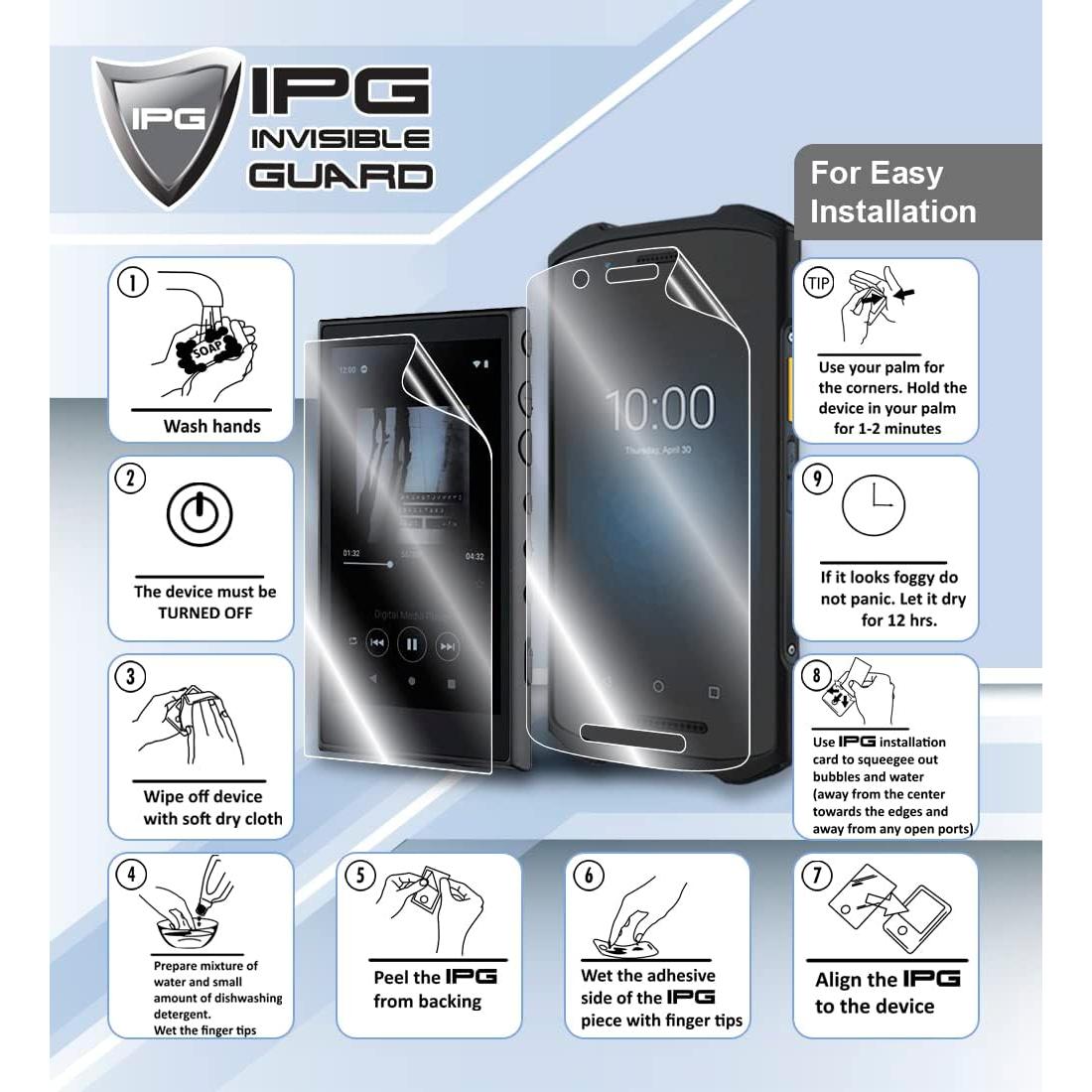 Protector de Pantalla IPG para Escáner QR Eyoyo - Hidrogel HD