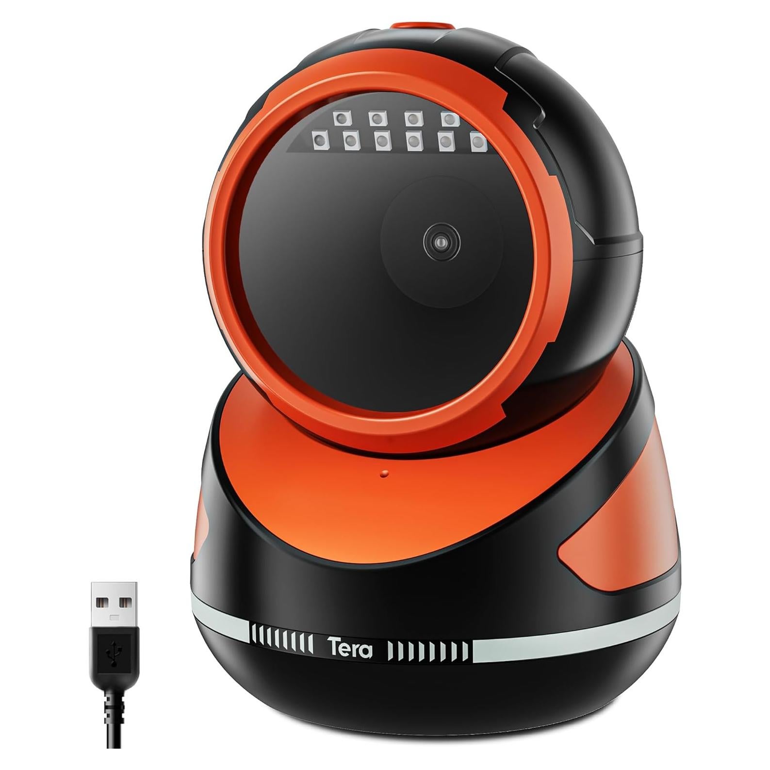 Escáner de Código de Barras Tera 9800 USB 1D 2D QR Manos Libres