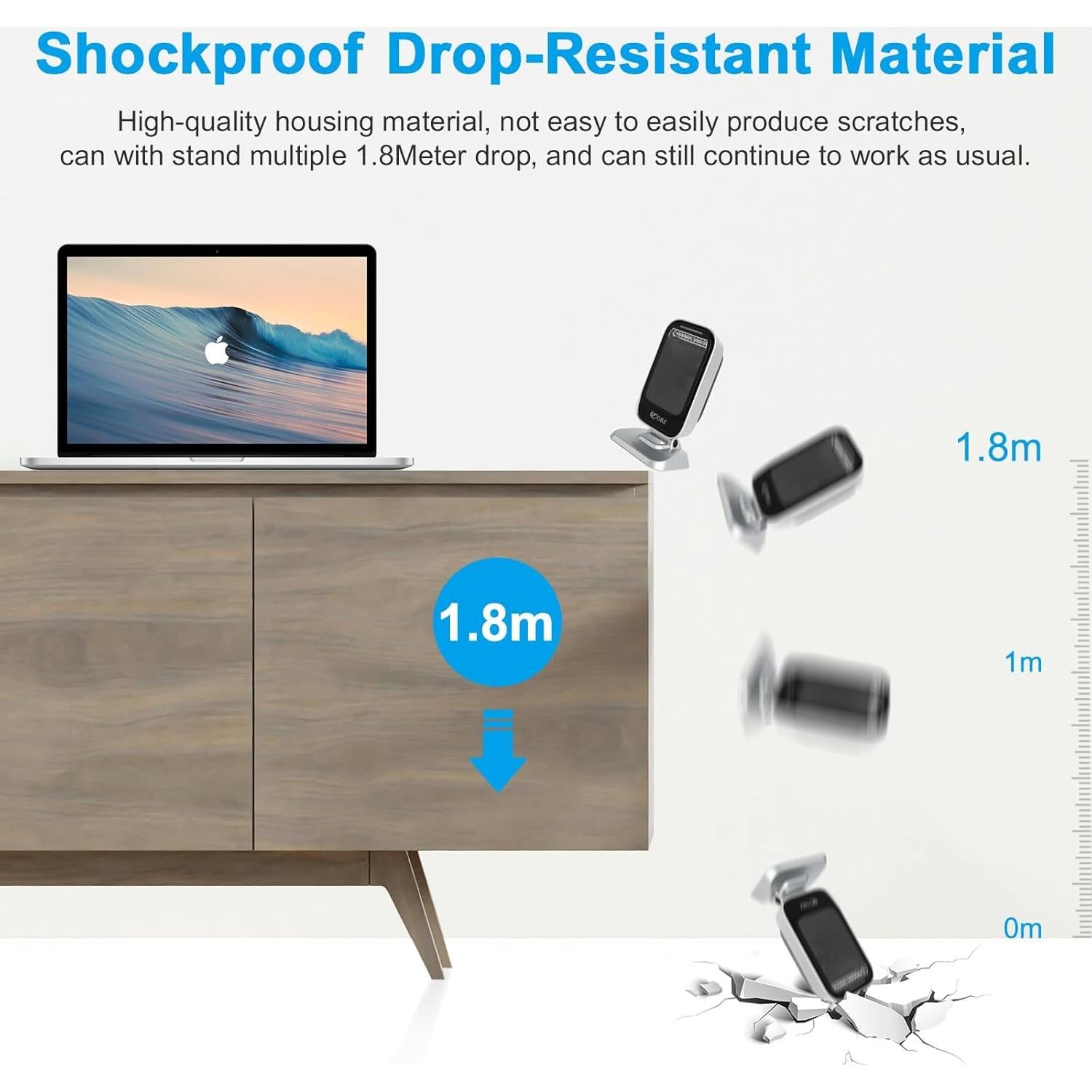 Escáner de Código de Barras USB OBZ 1D 2D Automático