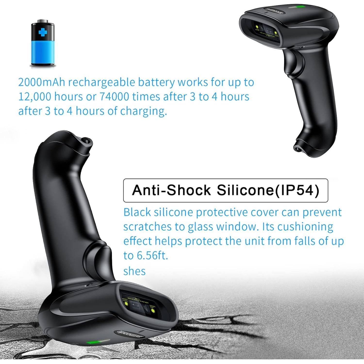 Escáner de Código de Barras Inalámbrico 2D Symcode MJ-9200DA
