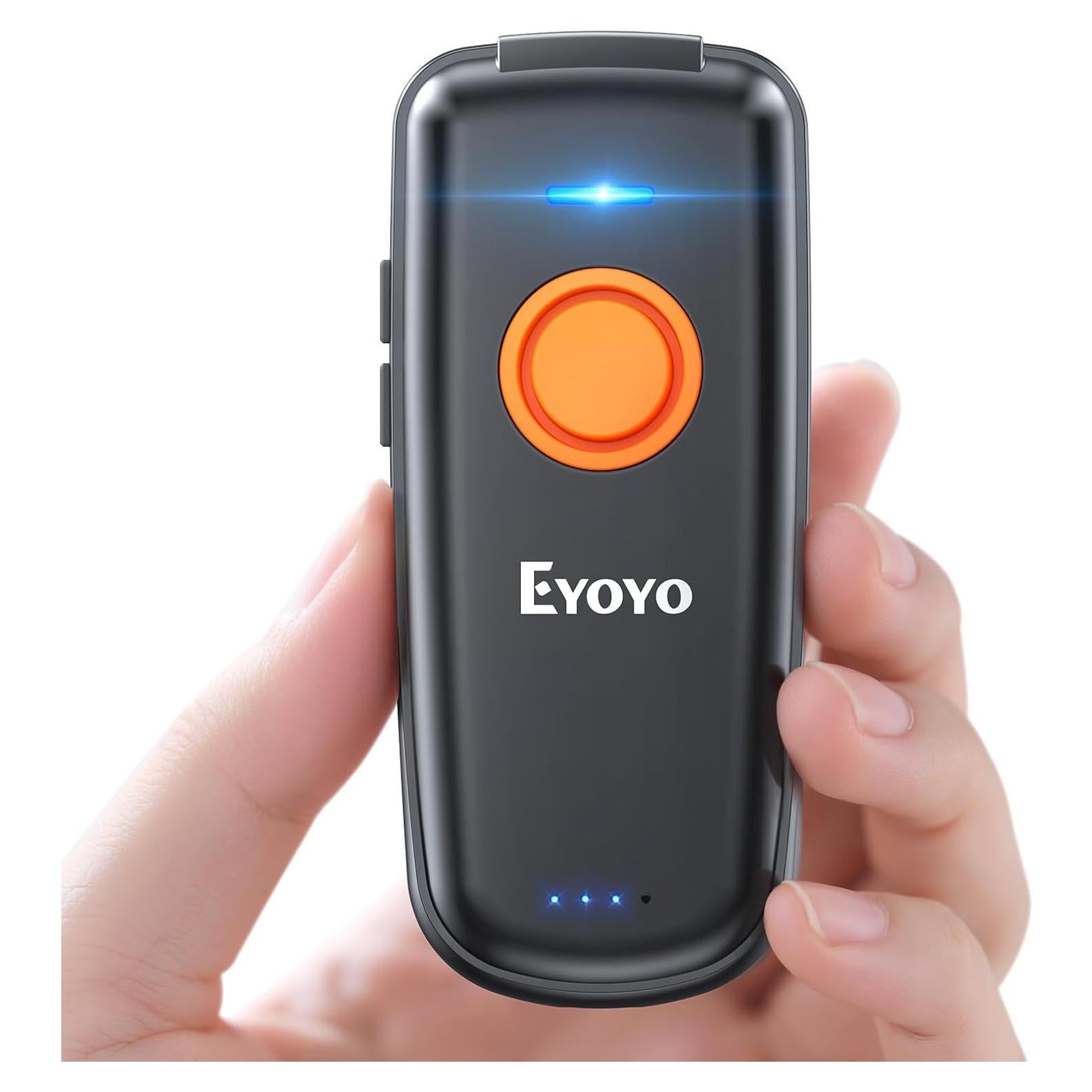 Escáner de Código de Barras Bluetooth Eyoyo EY-023L 1D Portátil