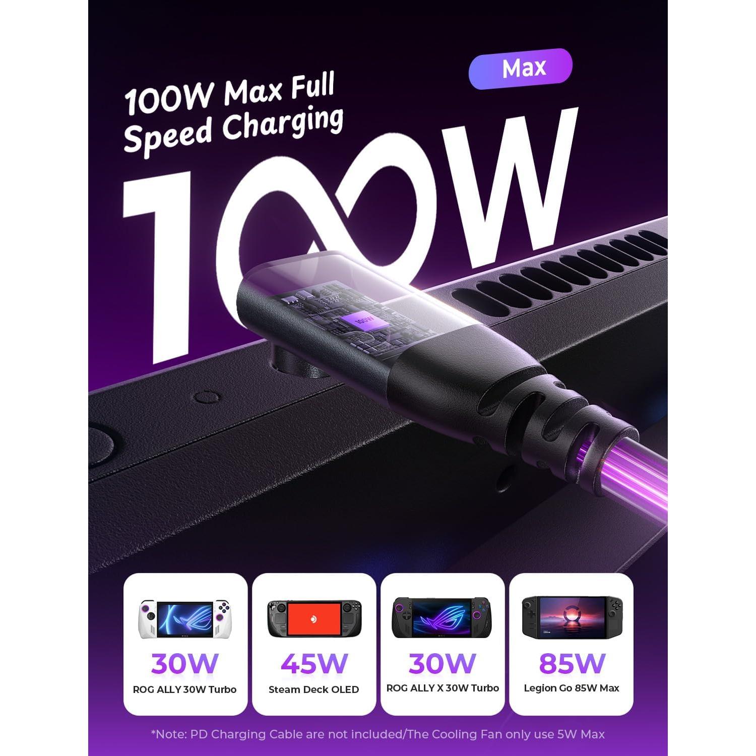 Estación de Acoplamiento LISEN para ASUS ROG ALLY X y Steam Deck 4K