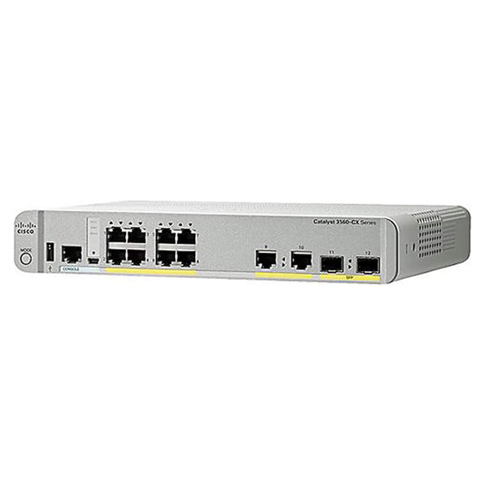 Interruptor Cisco Catalyst 3560CX-8PC-S Renovado PoE+ 240W
