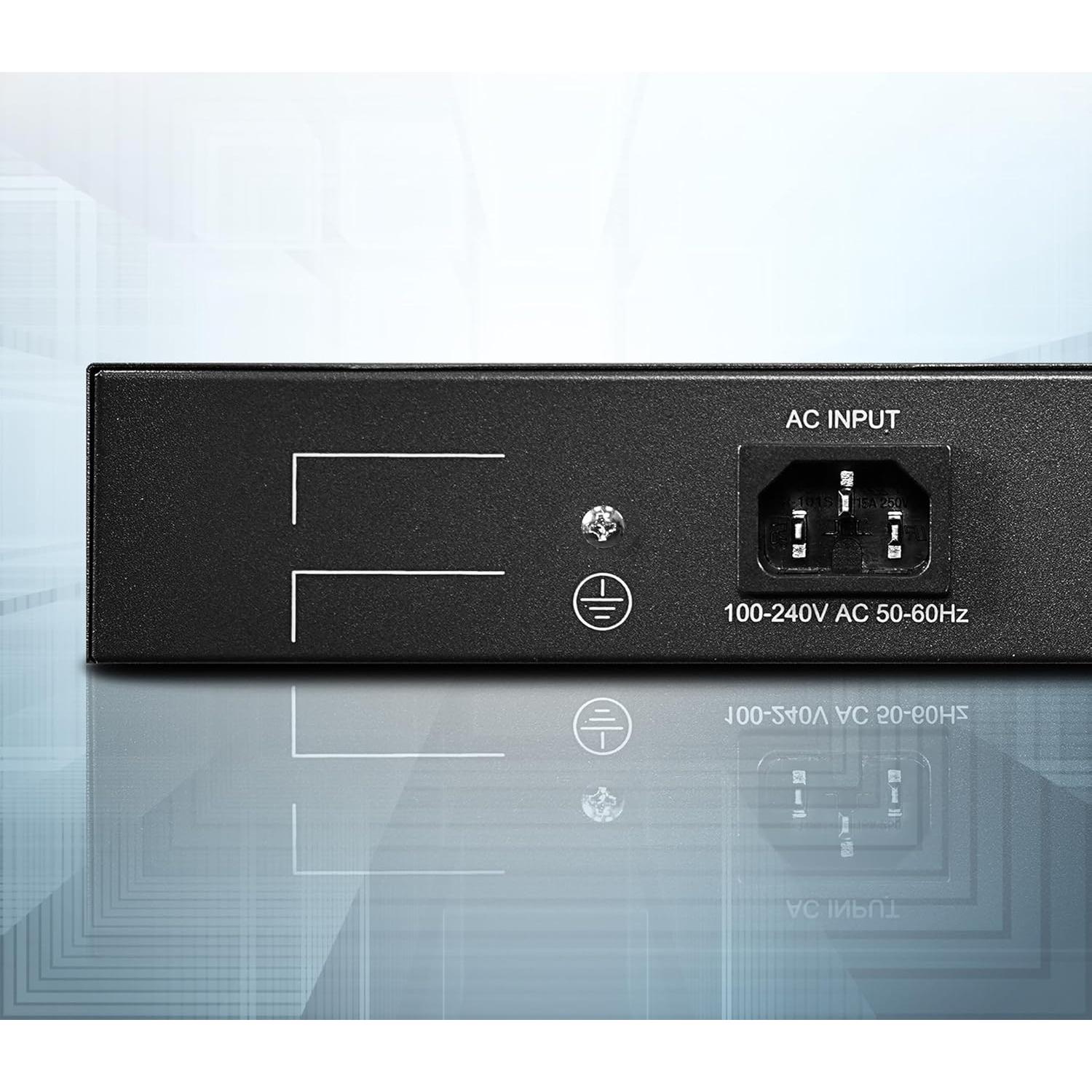 Switch PoE+ BV-Tech 8 Puertos Gigabit 130W 802.3af/at