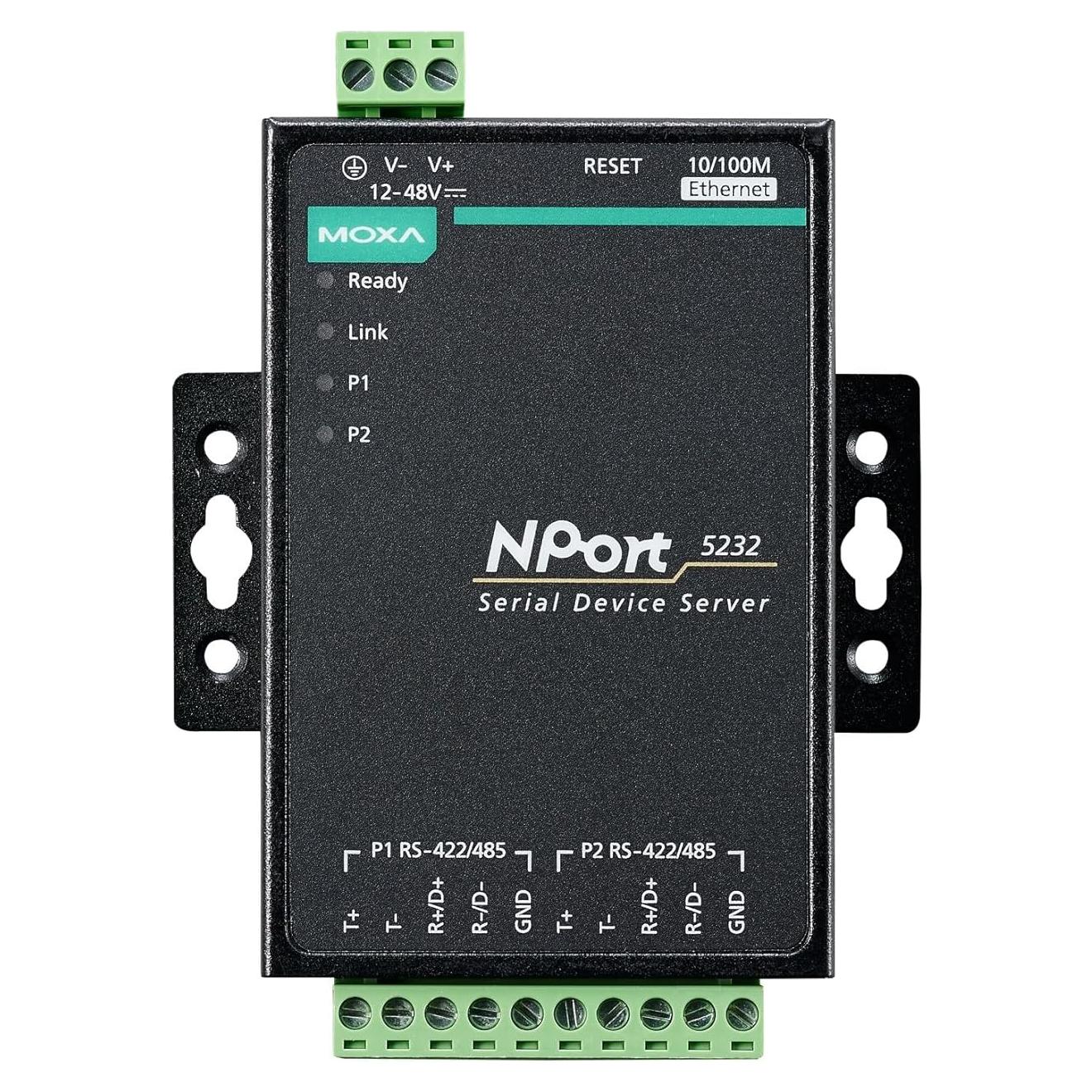 Servidor Serial MOXA NPort 5232 2 Puertos RS422/485 Ethernet