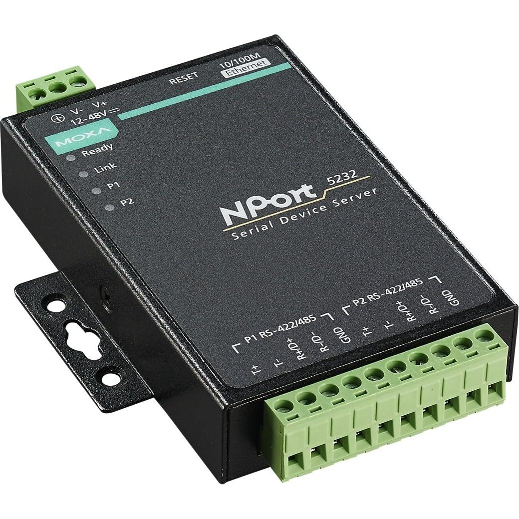 Servidor Serial MOXA NPort 5232 2 Puertos RS422/485 Ethernet