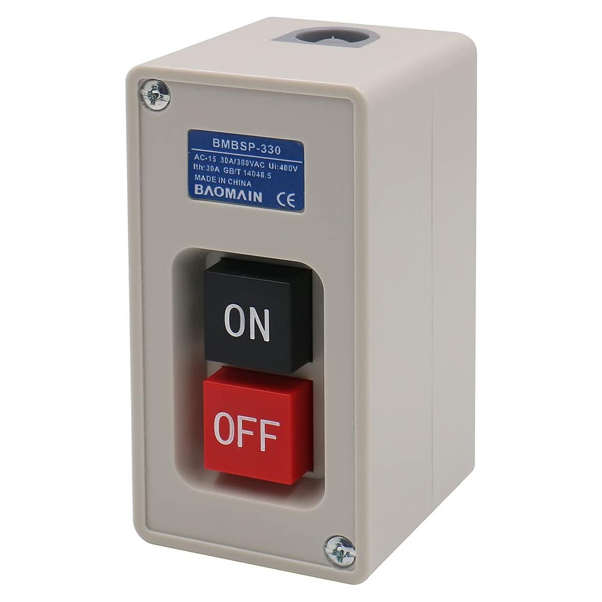 Interruptor de Botón de Presión Baomain 3 Fases 30A 380V